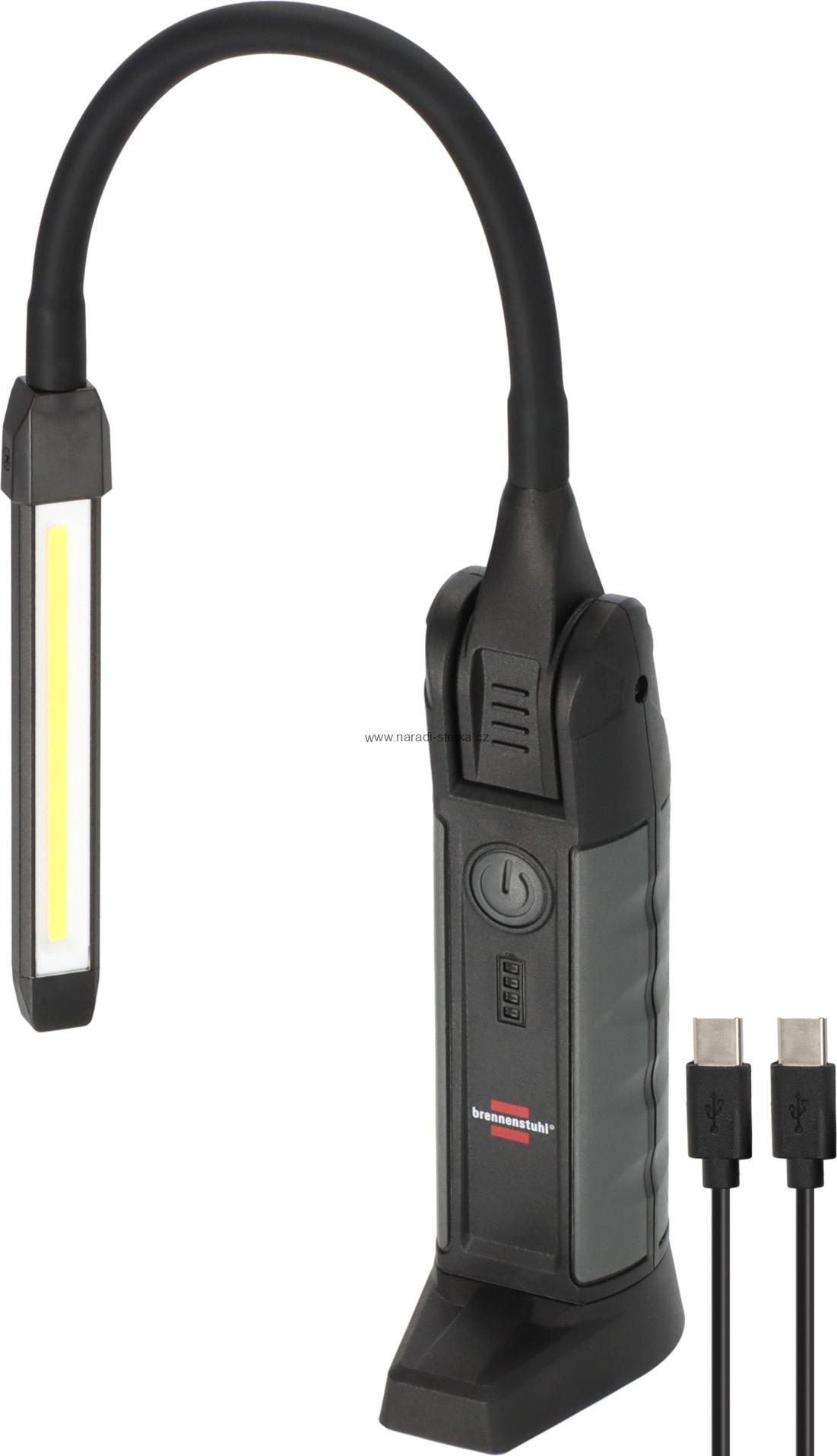 Brennenstuhl Professional HL 800 ACW – dobíjecí pracovní LED svítilna, 800 lm