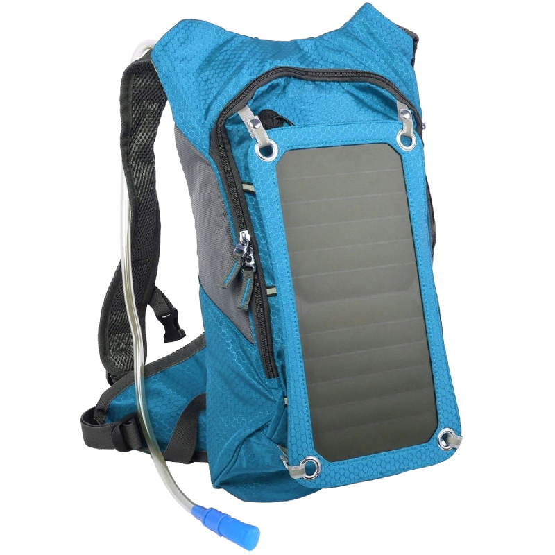 Turistický batoh s 8l nádrží na vodu a solárním panelem 7W