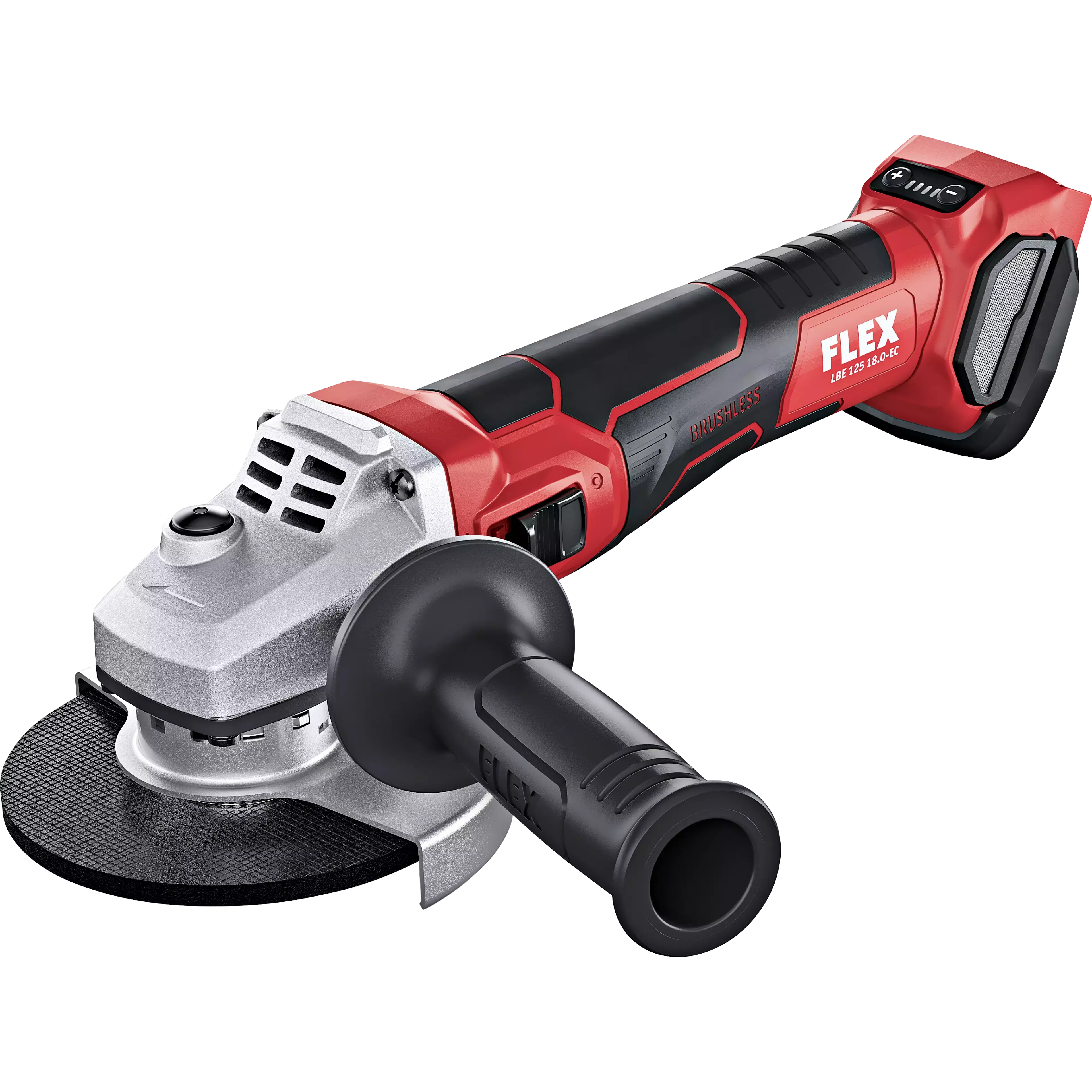 FLEX LBE 125 18.0-EC C, Aku úhlová bruska s variabilními otáčkami a brzdou 18,0 V 125 mm