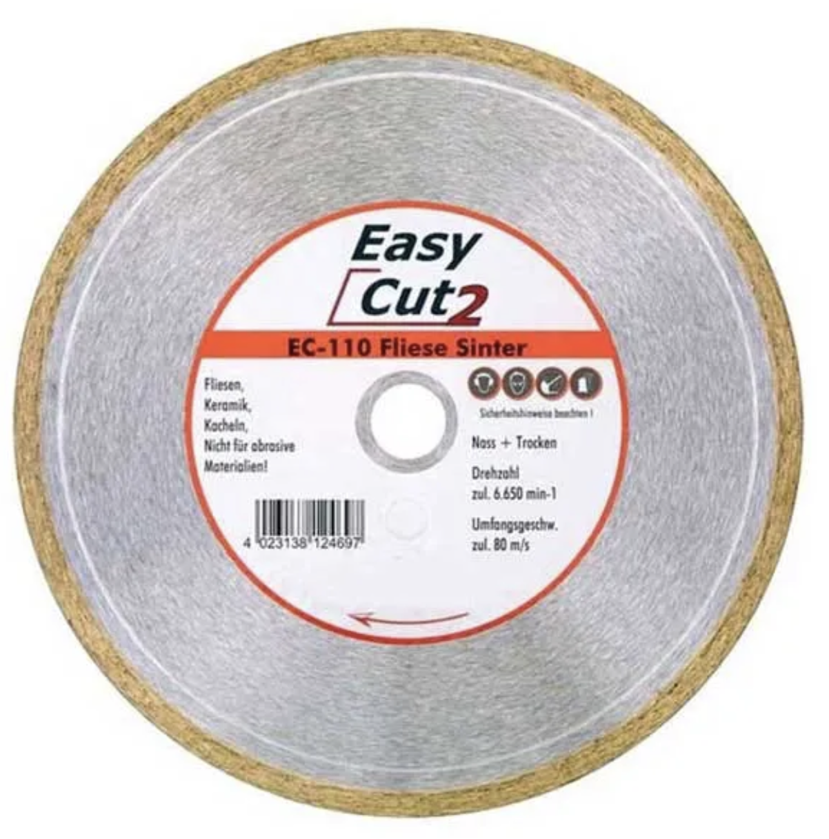 CEDIMA EASY CUT2 Diamantový řezný kotouč 150mm celoobvodový Fliese Sinter