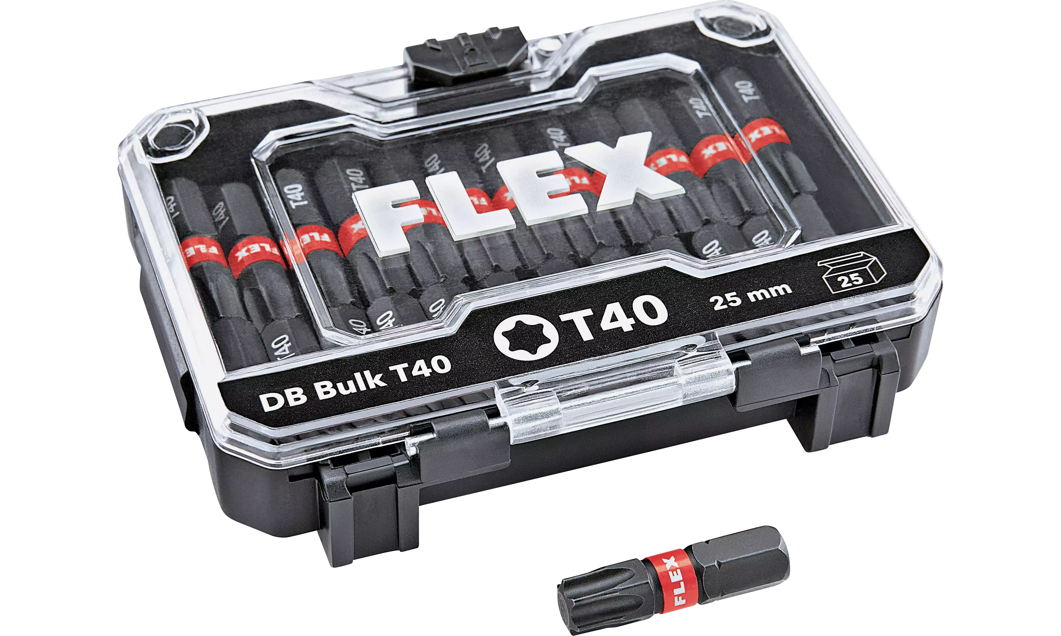 FLEX DB Bulk T40, bity 25ks Torx 40
