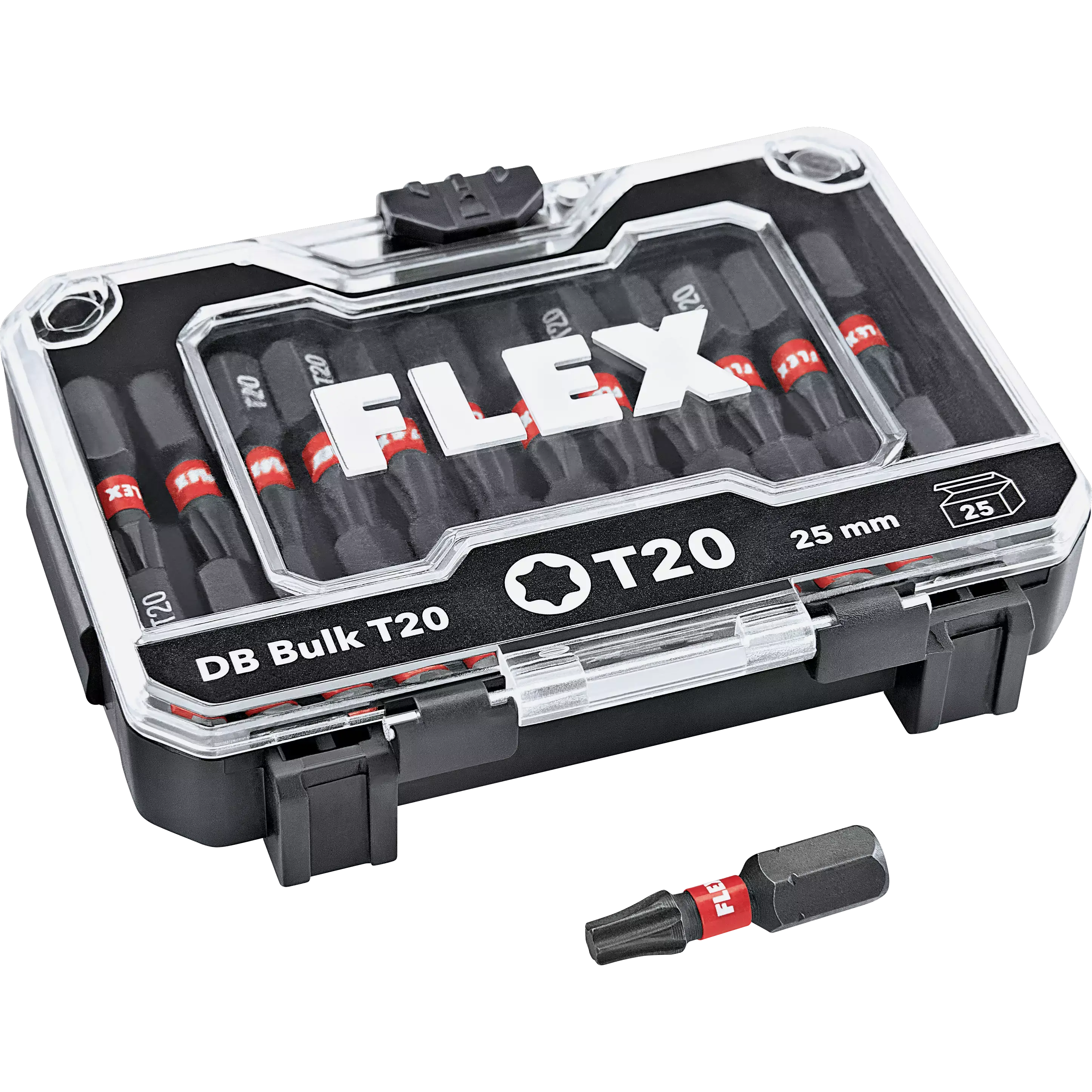 FLEX DB Bulk T20, bity 25ks Torx 20