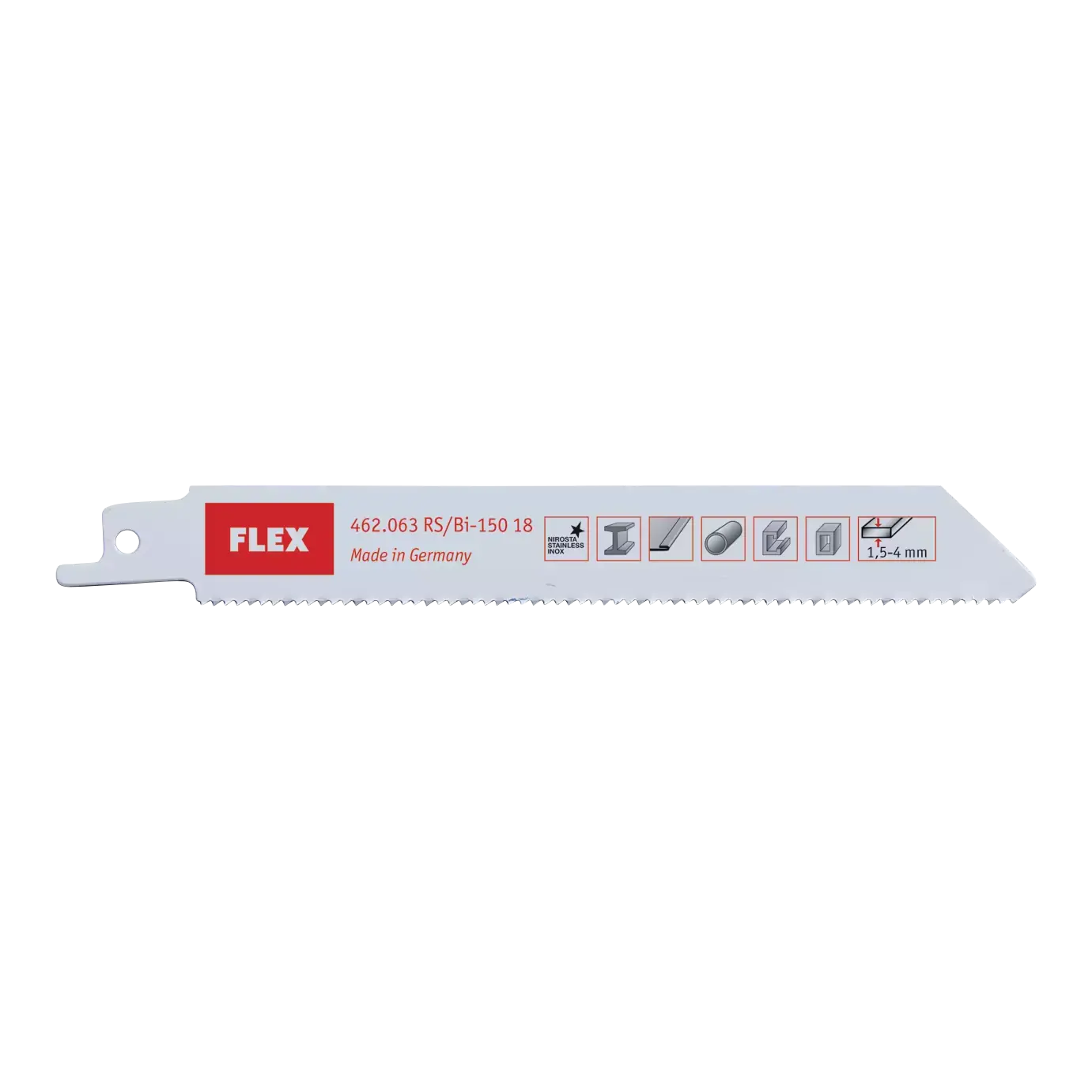 FLEX RS/BI-150 18 VE5, Plátek pro šavlovou pilu na kov a plech 5ks