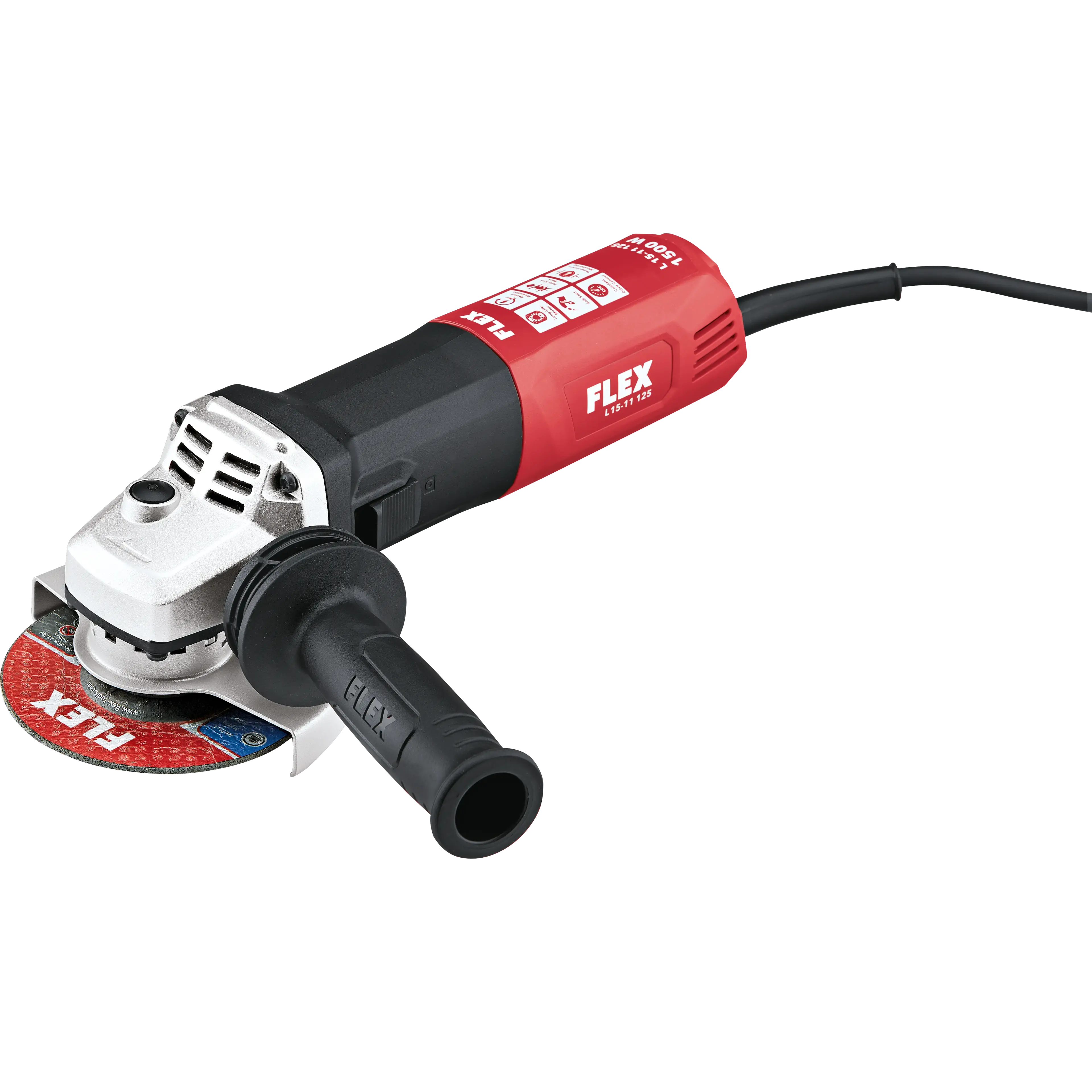 FLEX L 15-11 125 Úhlová bruska 1500 W s vynikajícím výkonem, 125 mm