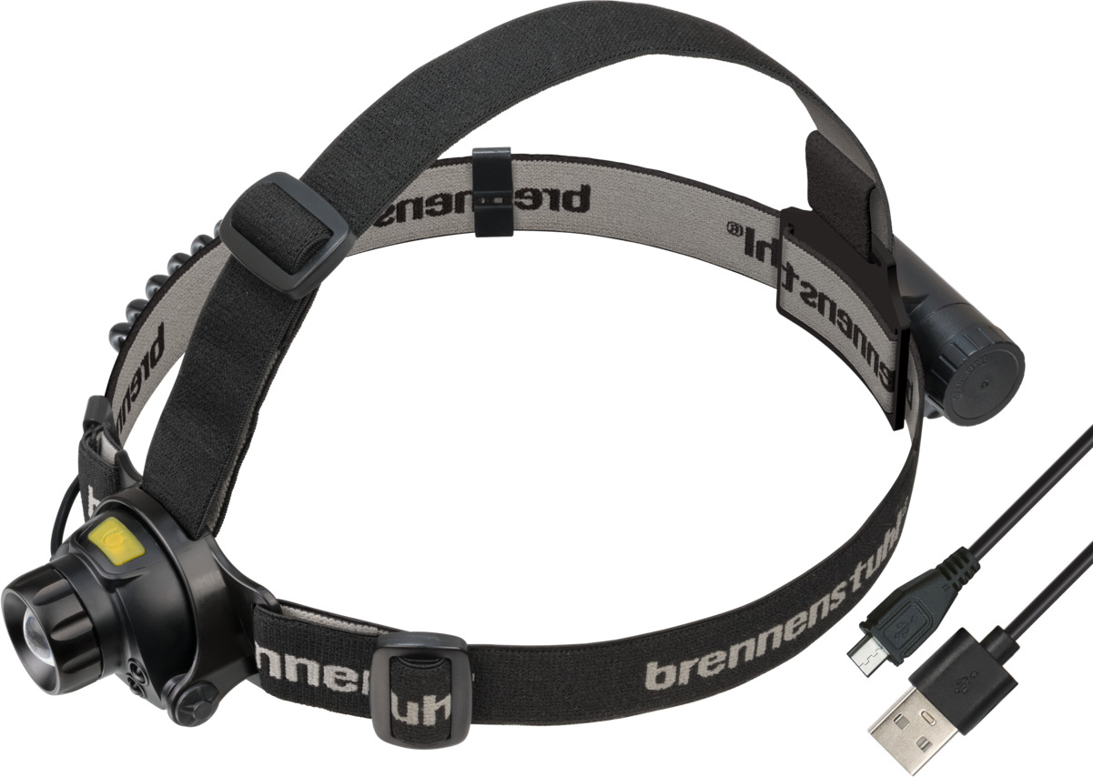 Brennenstuhl čelovka LuxPremium LED bateriová čelová svítilna se sensorem SL 401 AF IP44 400lm