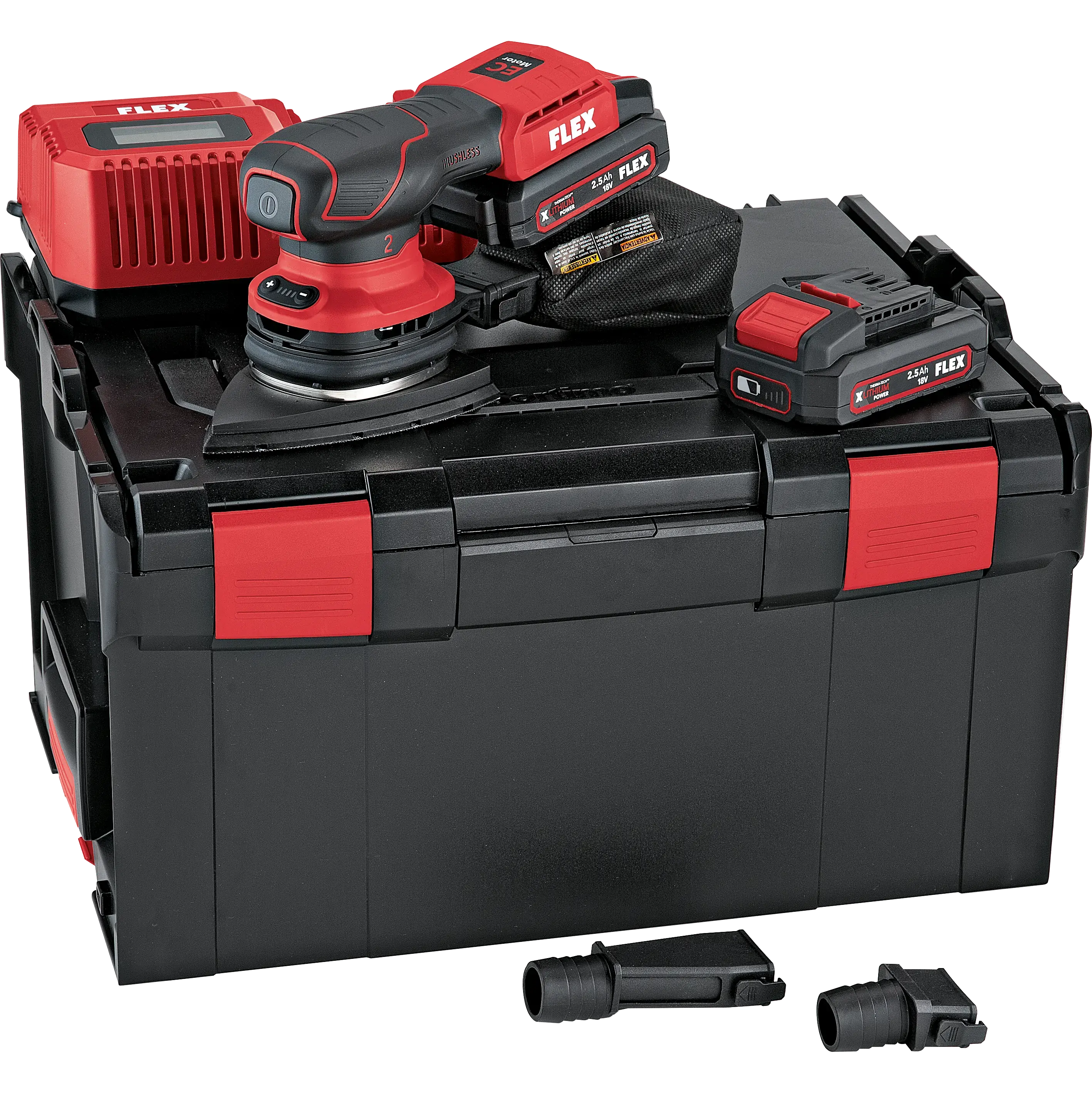 FLEX ODE 2-100 18-EC/2.5 Set, Aku delta bruska s regulací otáček bezuhlíková 18 V