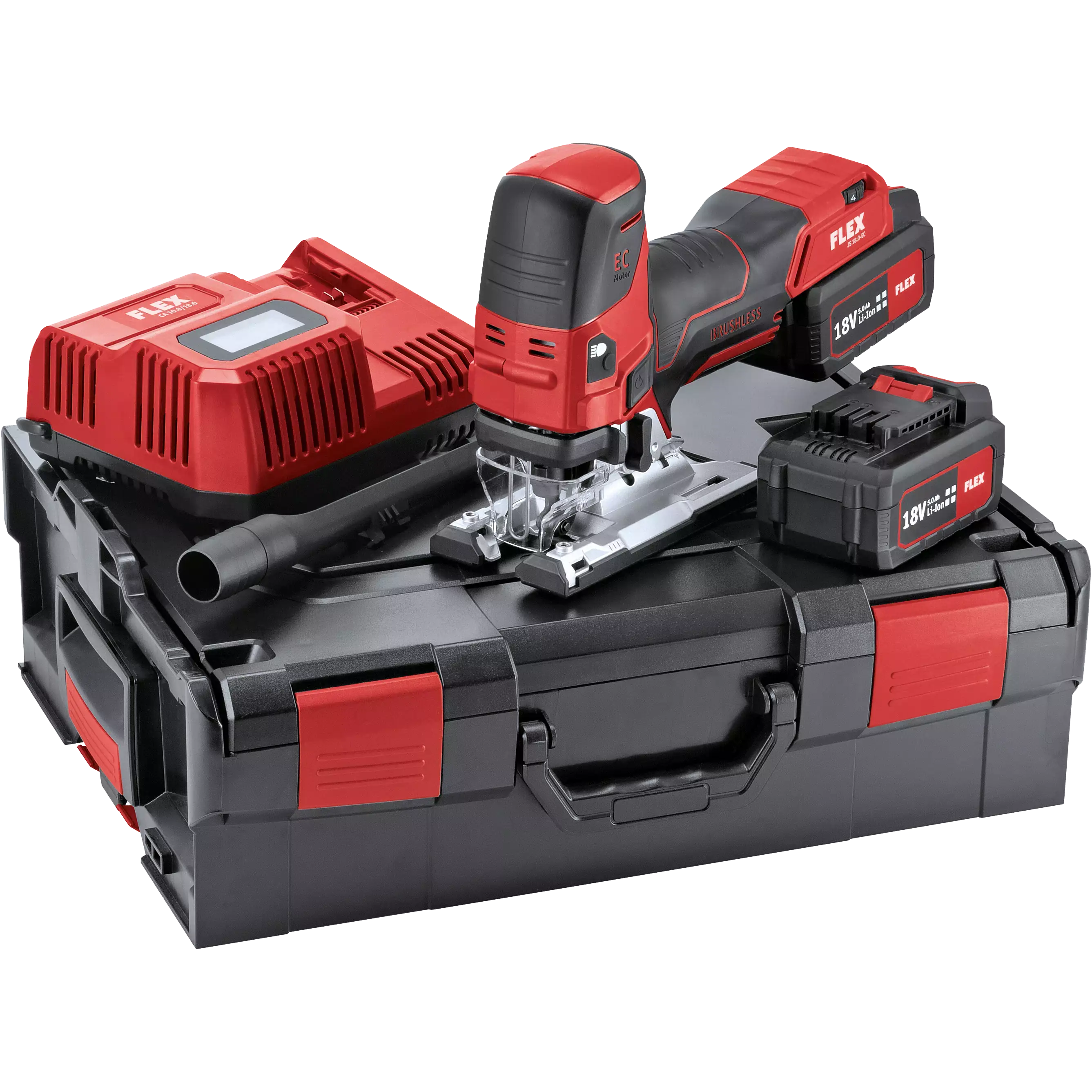 FLEX JS 18.0-EC/5.0 Set Aku přímočará pila hříbek 18.0 V