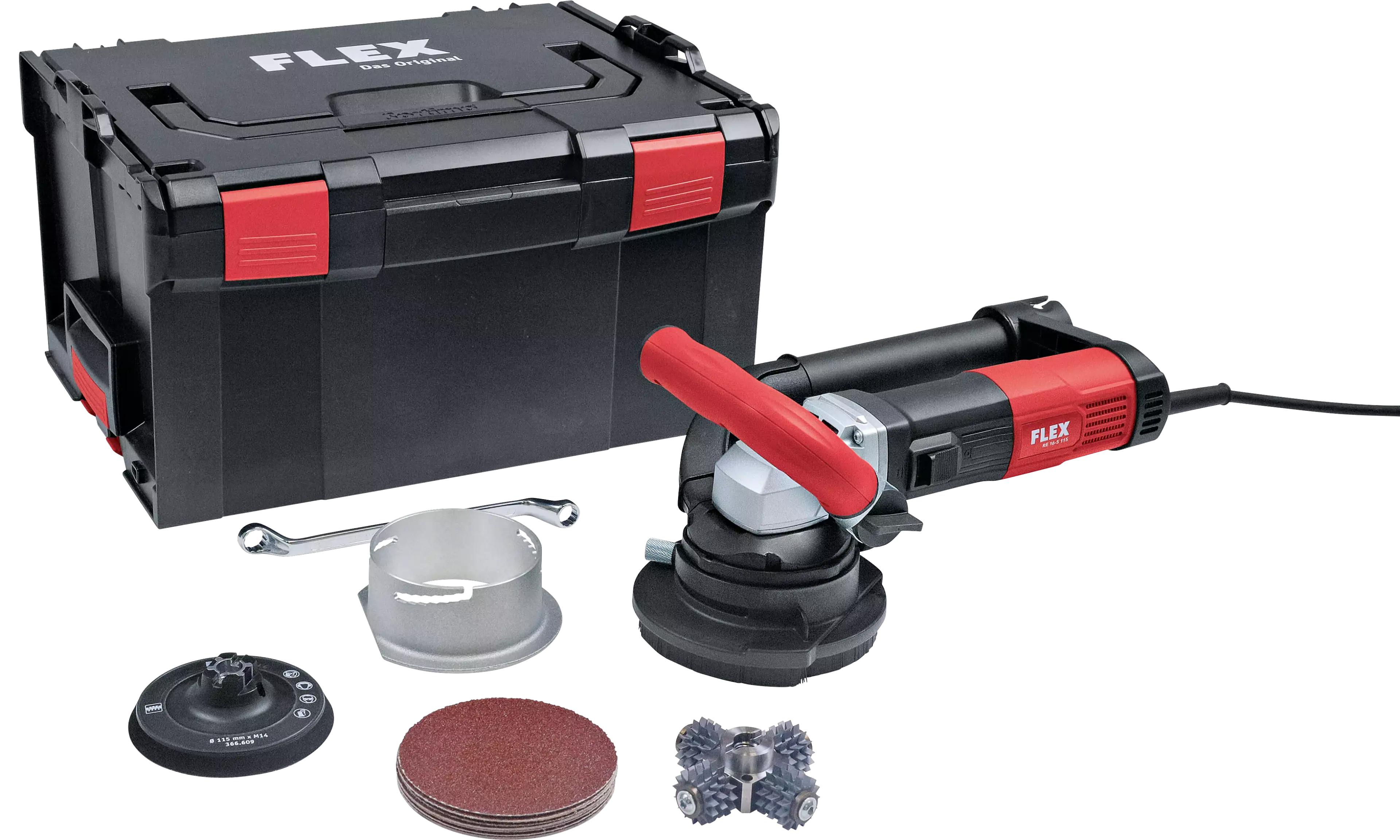 FLEX RE 16-5 115 Kit, FK-S , RETECFLEX, univerzální stroj pro renovaci a modernizaci