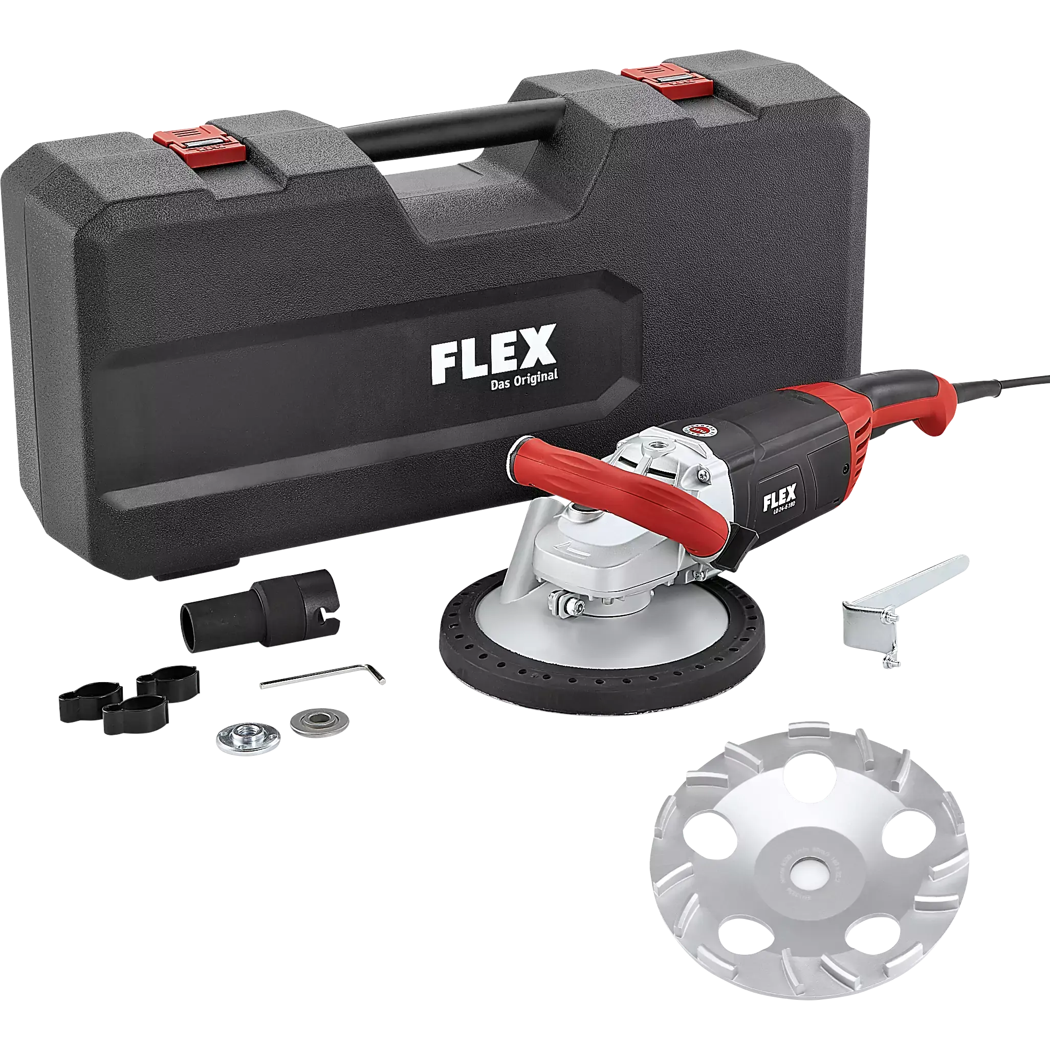 FLEX LD 24-6 180, Kit TH-Jet, Sanační bruska na plochy, 180 mm