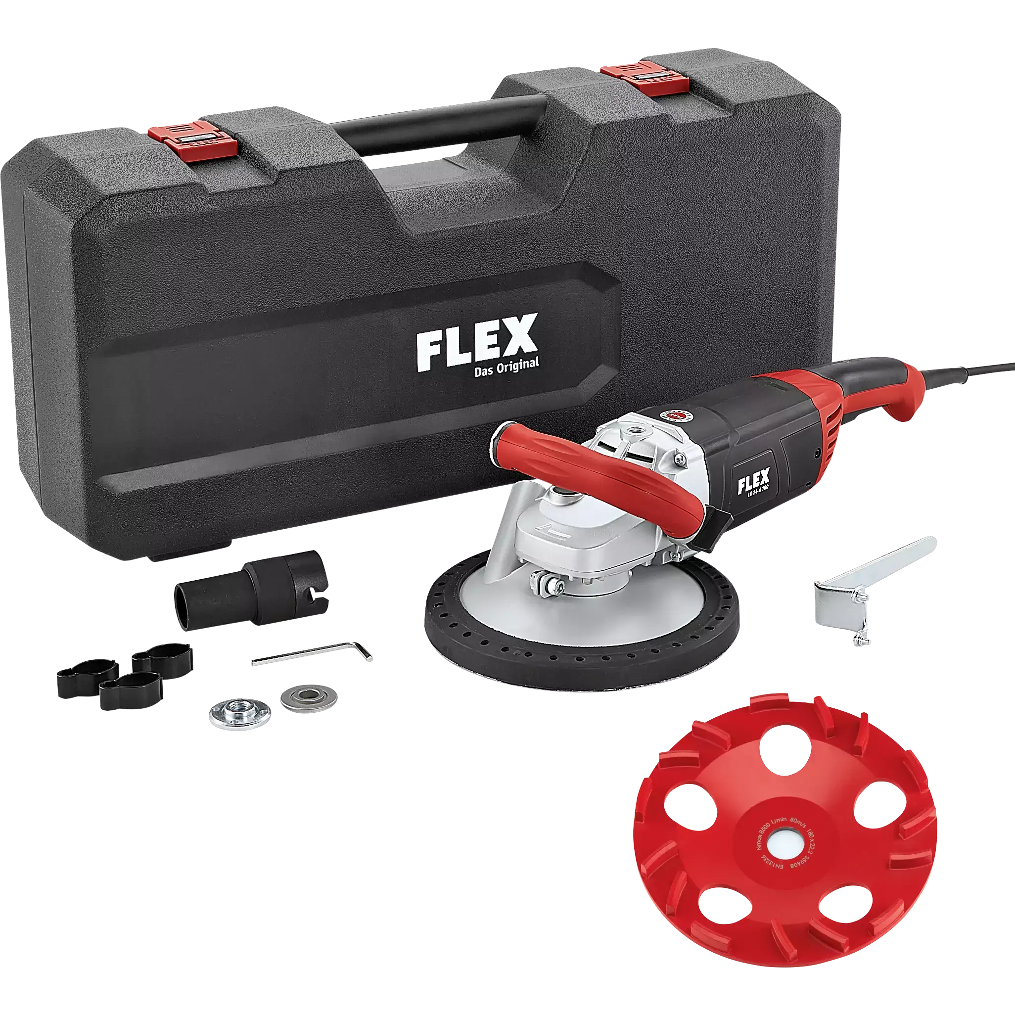 FLEX LD 24-6 180, Kit E-Jet, Sanační bruska na plochy, 180 mm