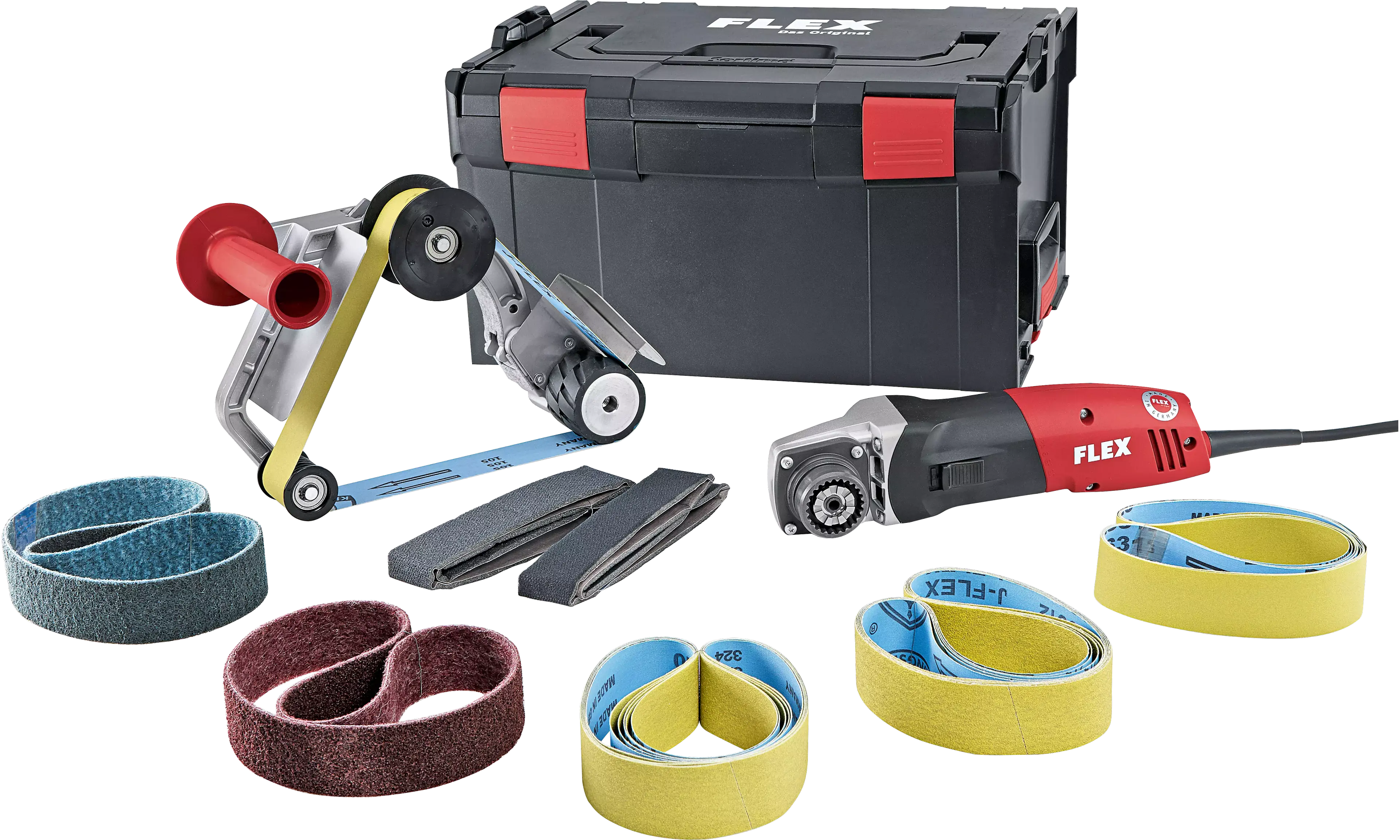 FLEX BRE 14-3 125 Set, Bruska na pásové broušení trubek TRINOXFLEX v sadě