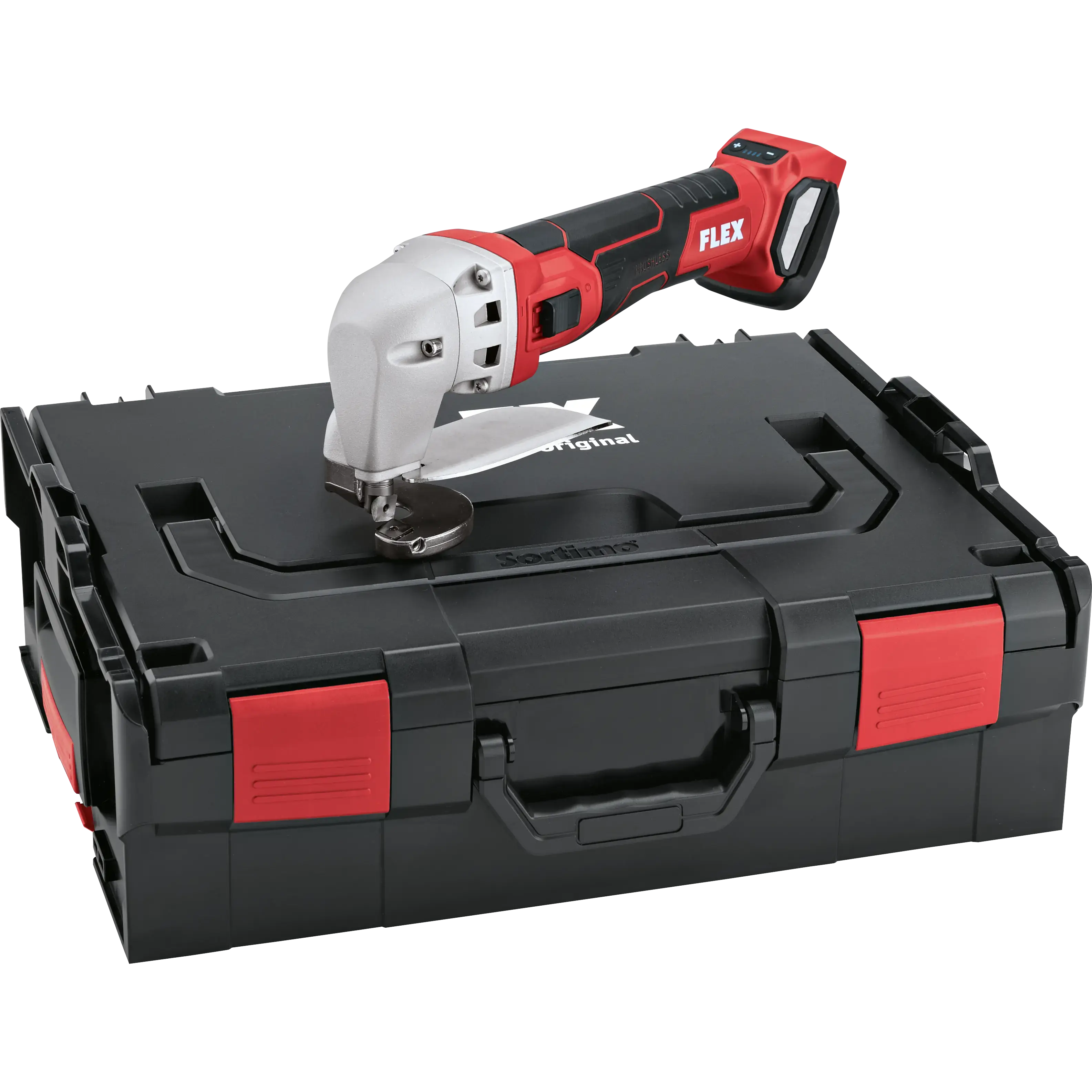 FLEX SHE 16 18.0-EC, Akumulátorové nůžky na kov 18 V