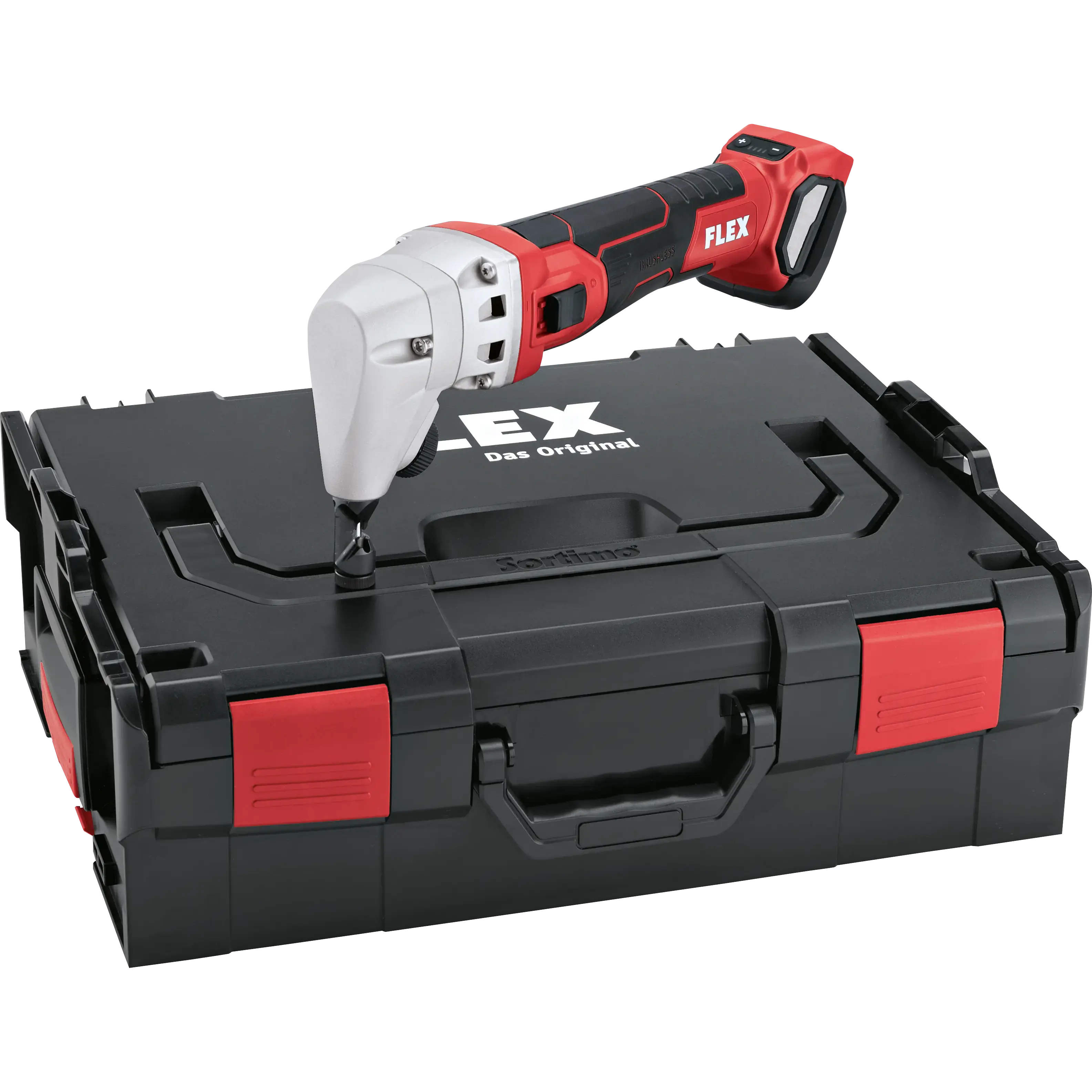 FLEX KNE 16 18.0-EC, Akumulátorový prostřihovač 18 V