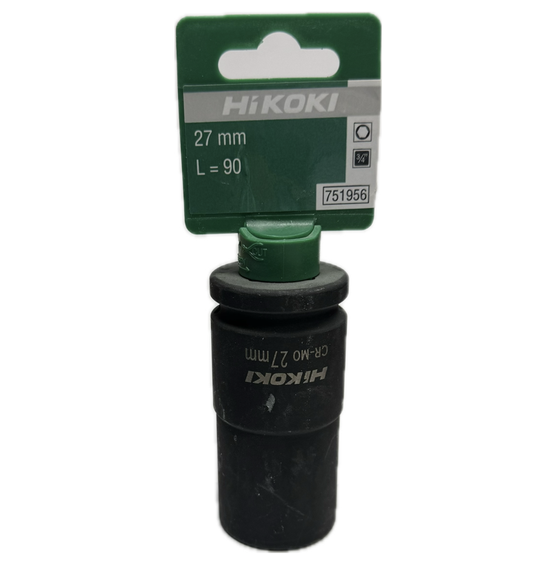 Hikoki nástrčný klíč 3/4 pro rázové utahováky kovaný 27mm