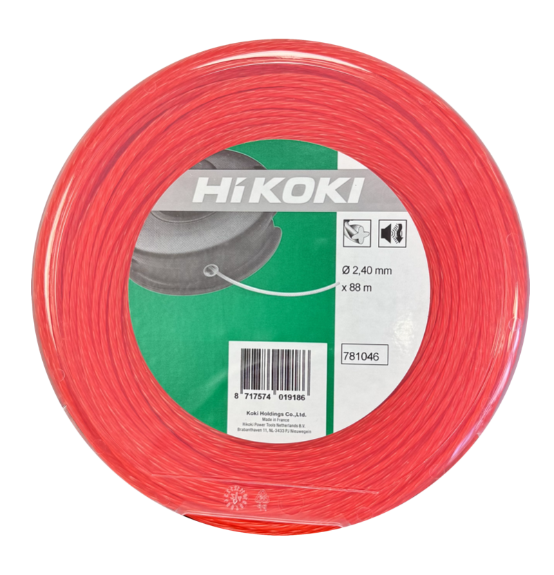 Hikoki žací struna 2,4 m x 15 m kroucená