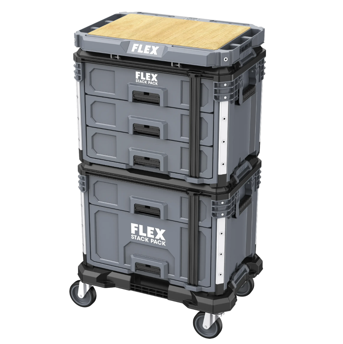 FLEX TKL SP SET 2, dílenská skříň STACK PACK