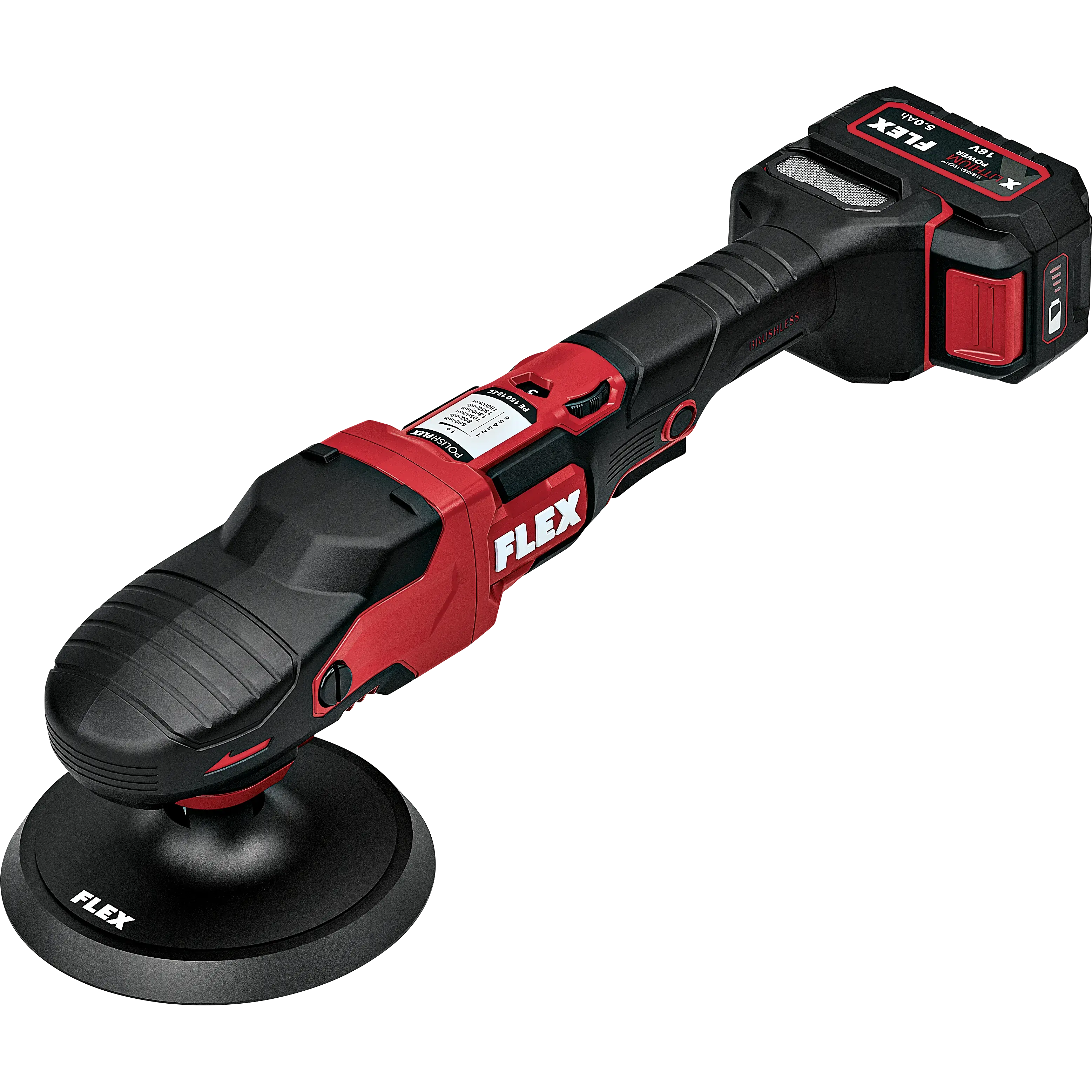 FLEX PE 150 18-EC Set, Aku-rotační leštička 18 V