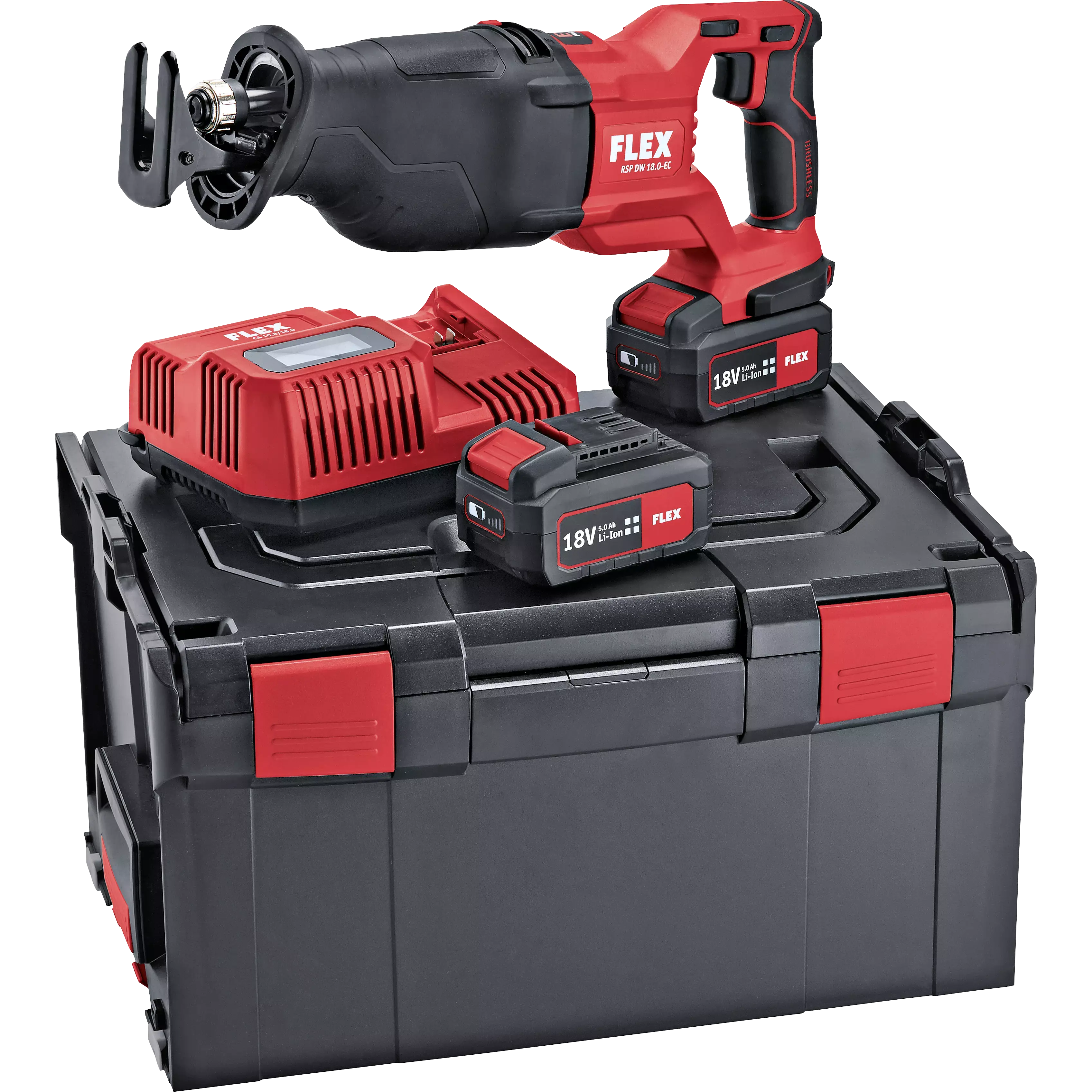 FLEX RSP DW 18.0-EC/5.0 Set, Aku - šavlová pila 18,0 V s orbitálním pohybem