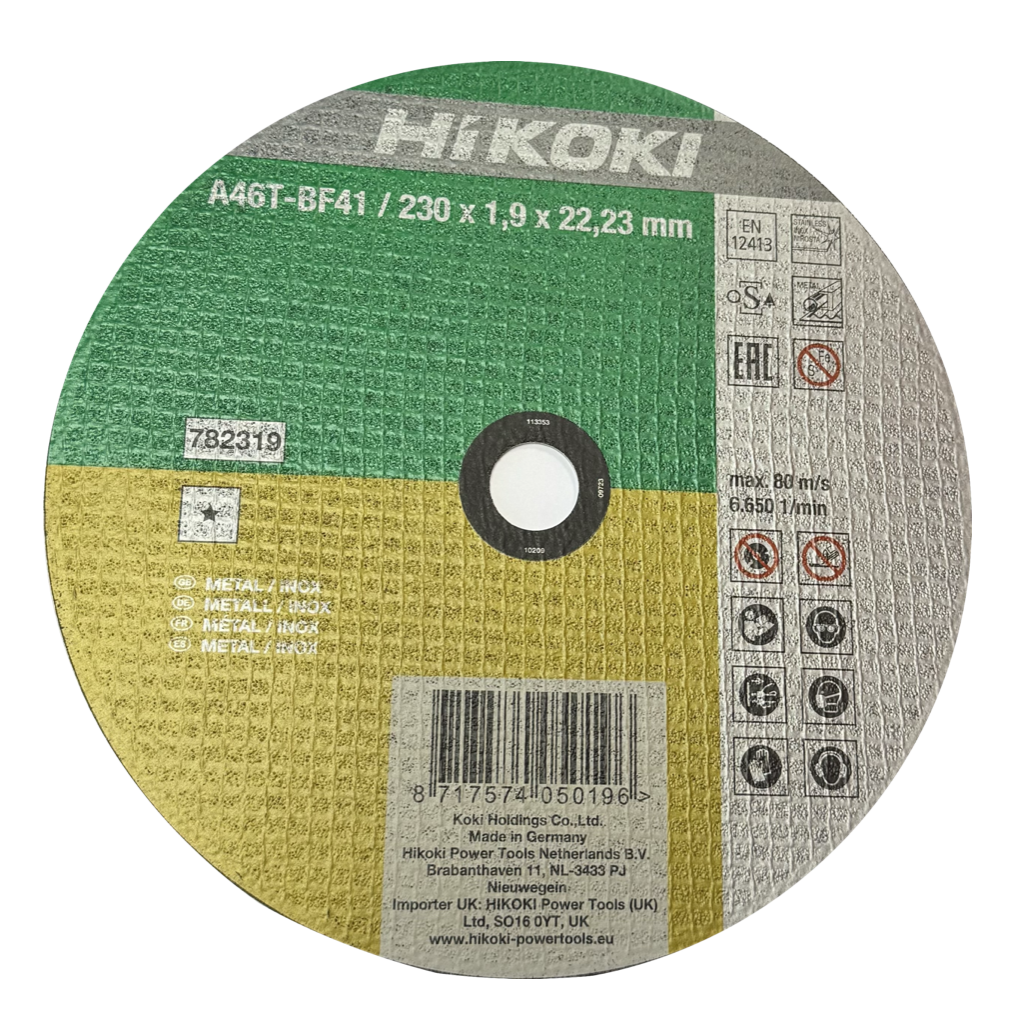 Hikoki řezný kotouč na kov a Inox 230 mm x 1,9 mm