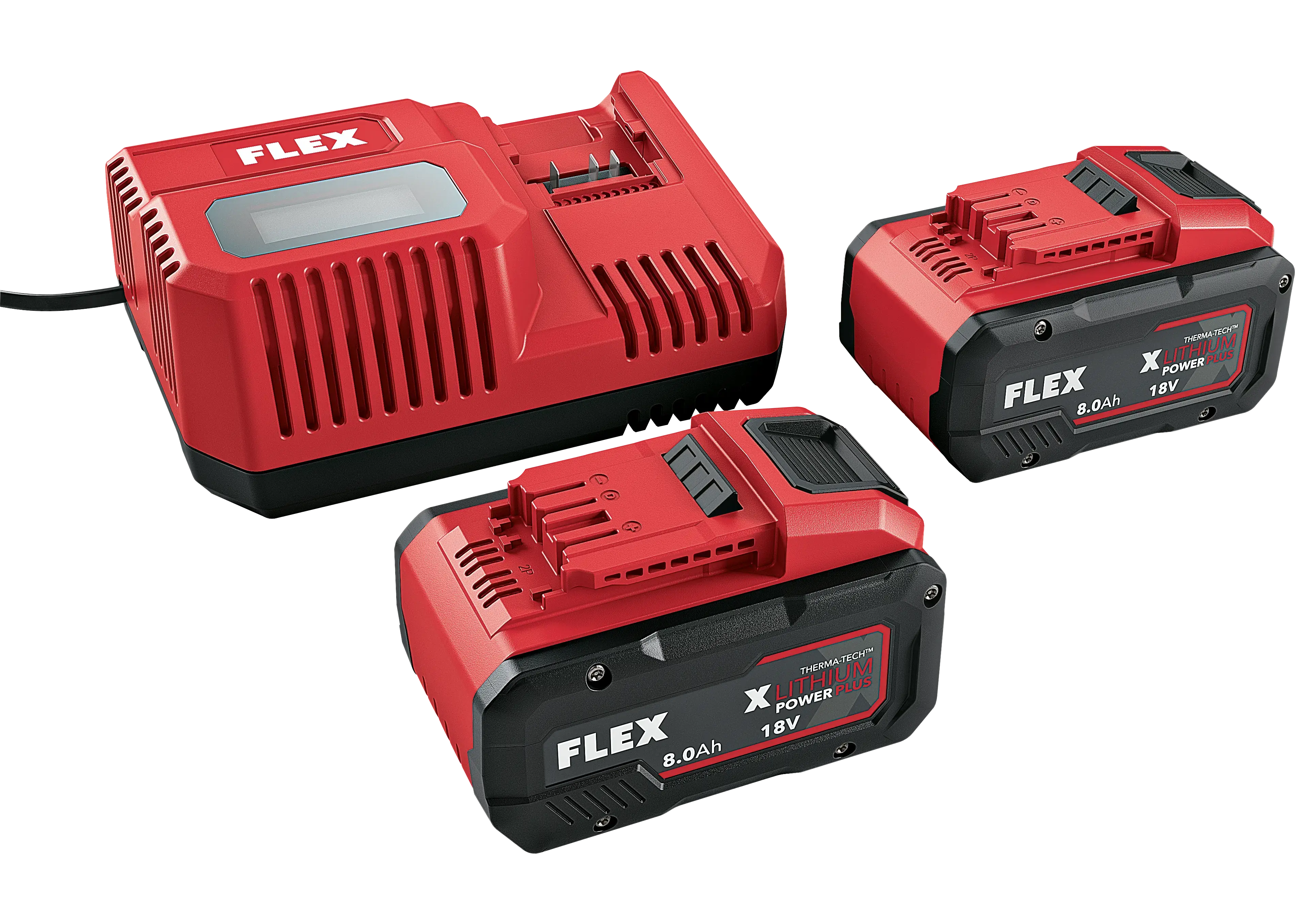 FLEX P-Set 18-88 R, sada dvou akumulátorů 8,0 Ah, 18 V
