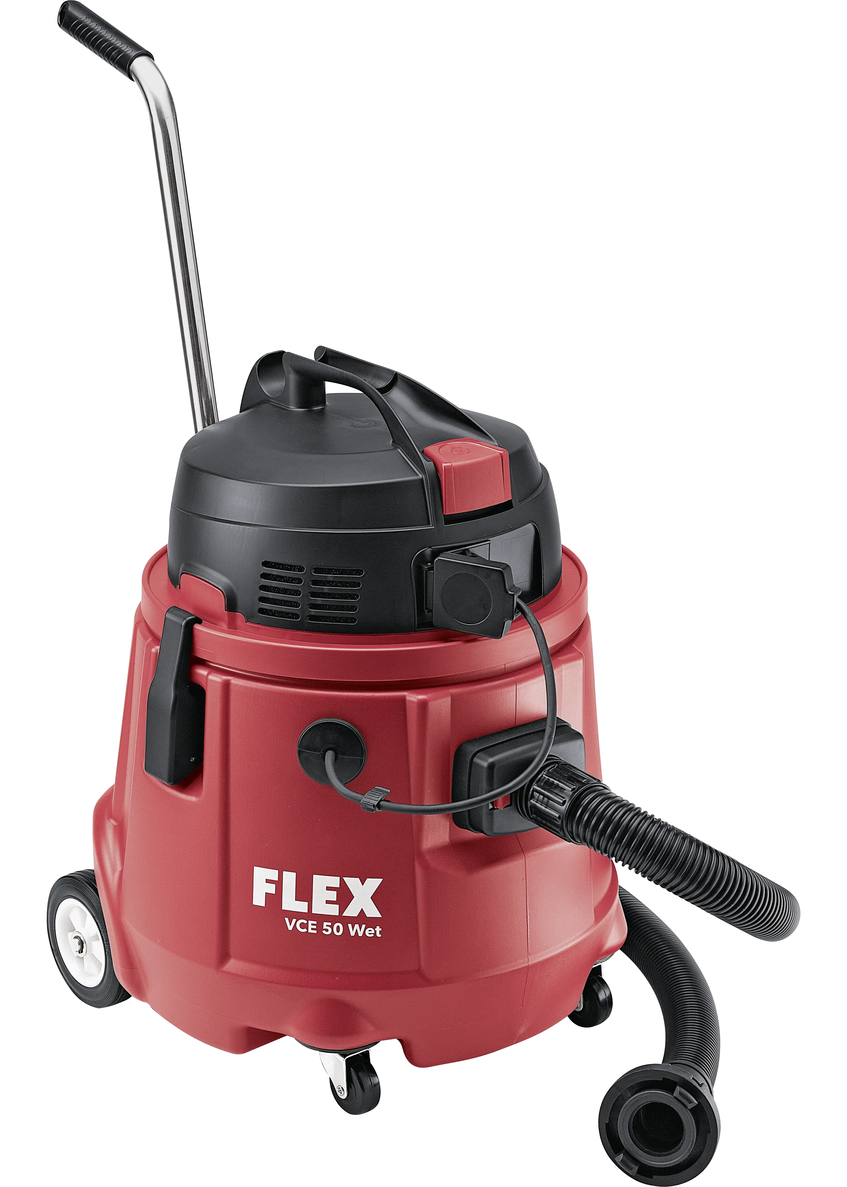 FLEX VCE 50 WET, Vysavač na mokré vysávání s integrovanou vodní pumpou až 233 L/min , 50 l