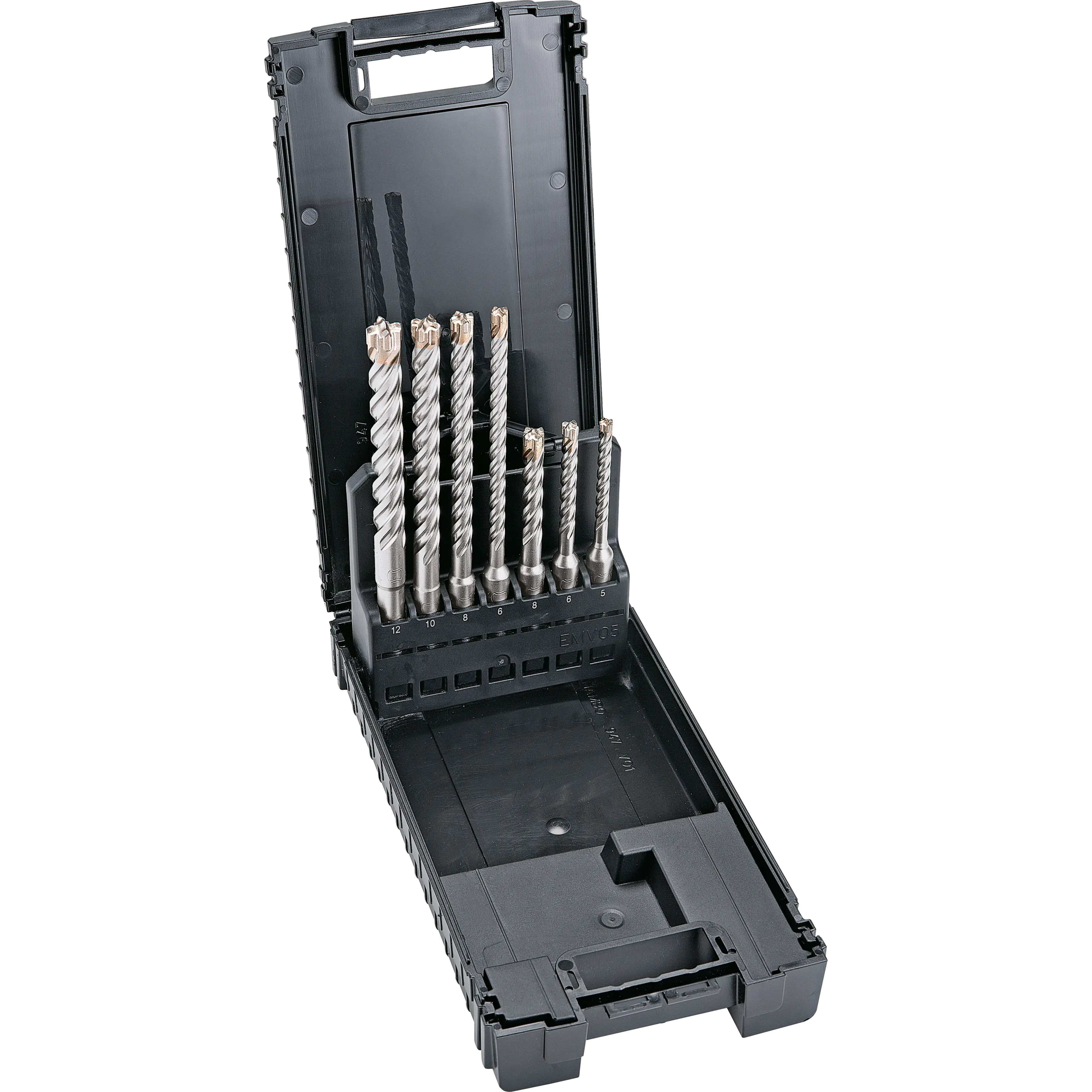 FLEX HD 4-C D5-12 Set SDS-plus, Sada příklepových vrtáků SDS-plus se 4 břity Xtreme Plus
