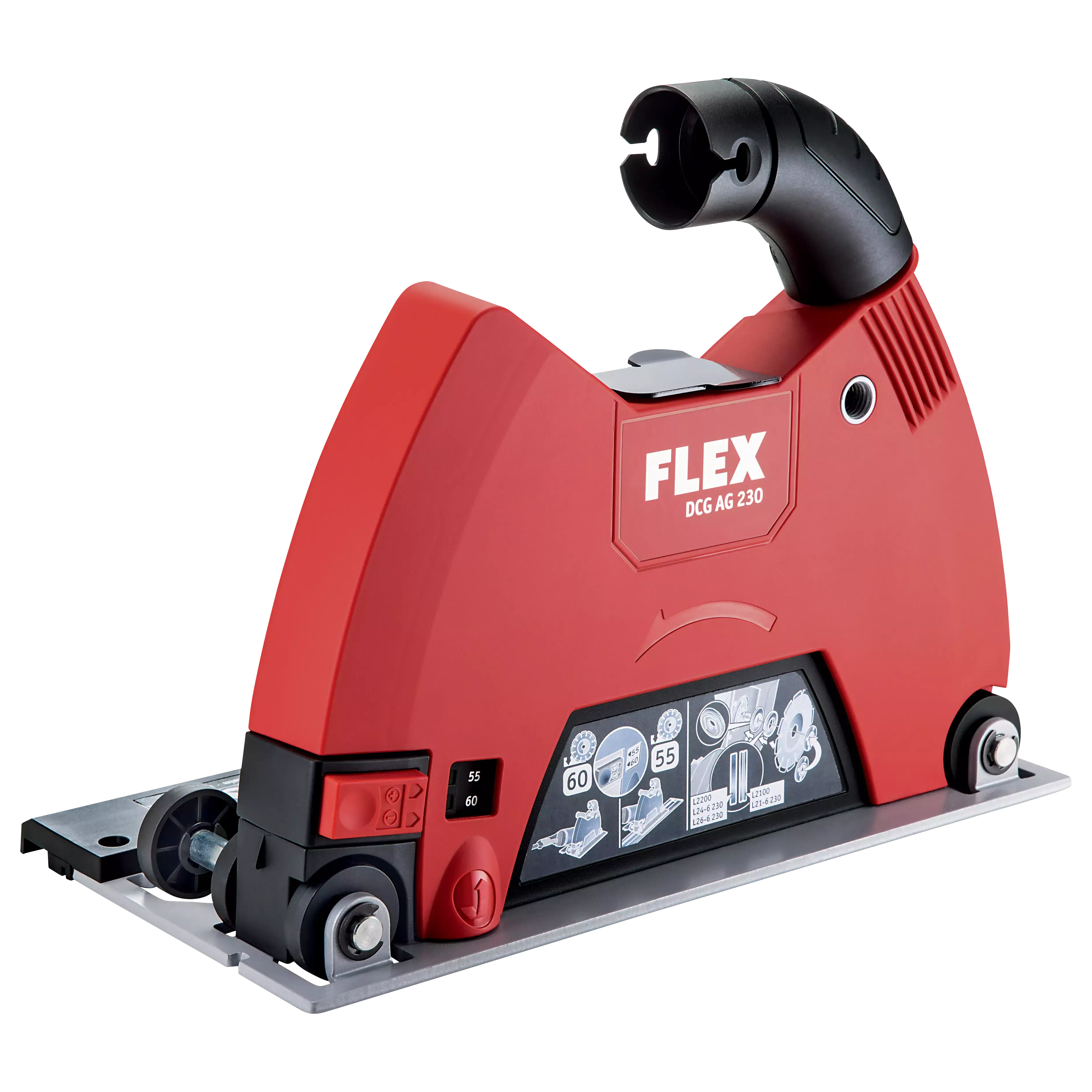 FLEX DCG AG 230, Řezací odsávací kryt pro velké úhlové brusky 230 mm