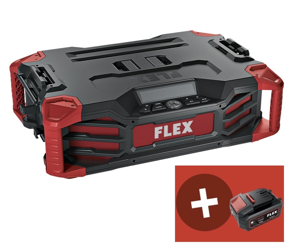 FLEX RD SP 12/18/230 Digitální aku stavební rádio 12 / 18 V, STACK PACK