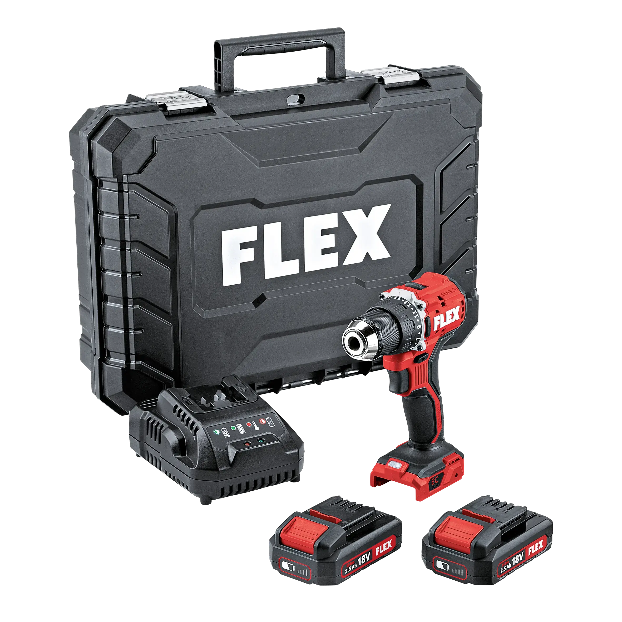 FLEX DD 2G 18.0-EC LD/2.5 Set, aku šroubovák 18,0 V