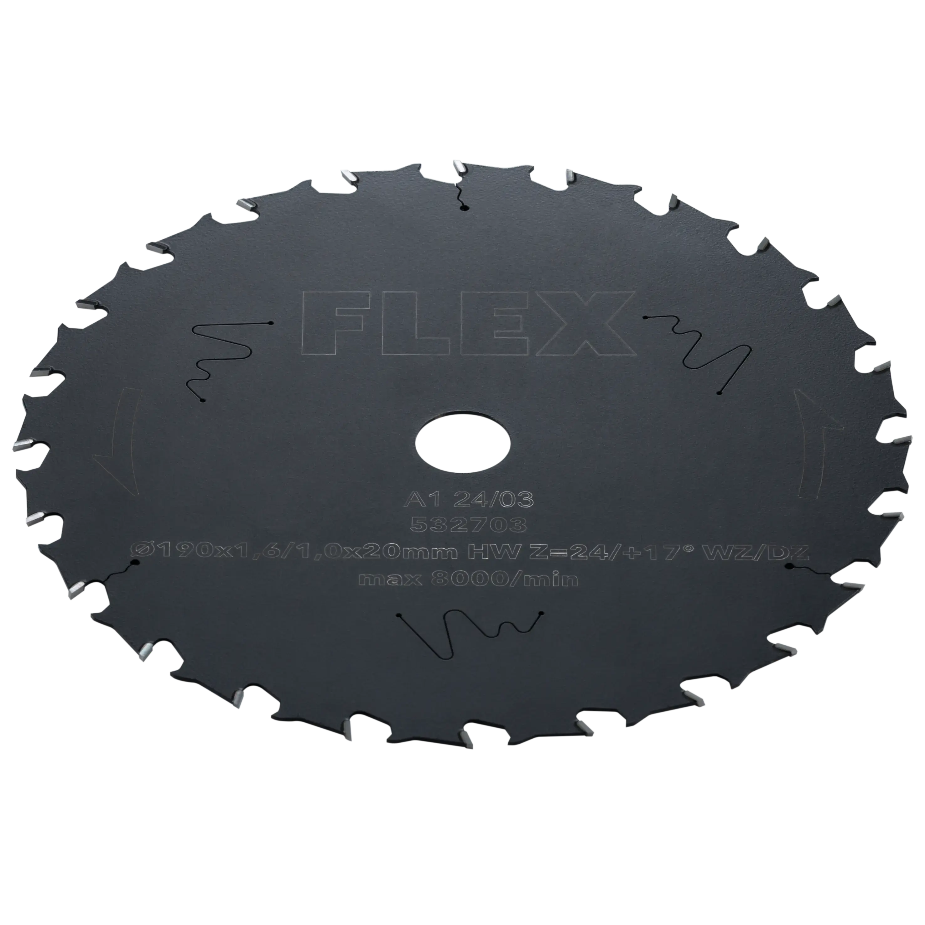 FLEX D190x1,6/1,0x20, pilový kotouč se střídavým ozubením pro FLEX CS 68 18-EC