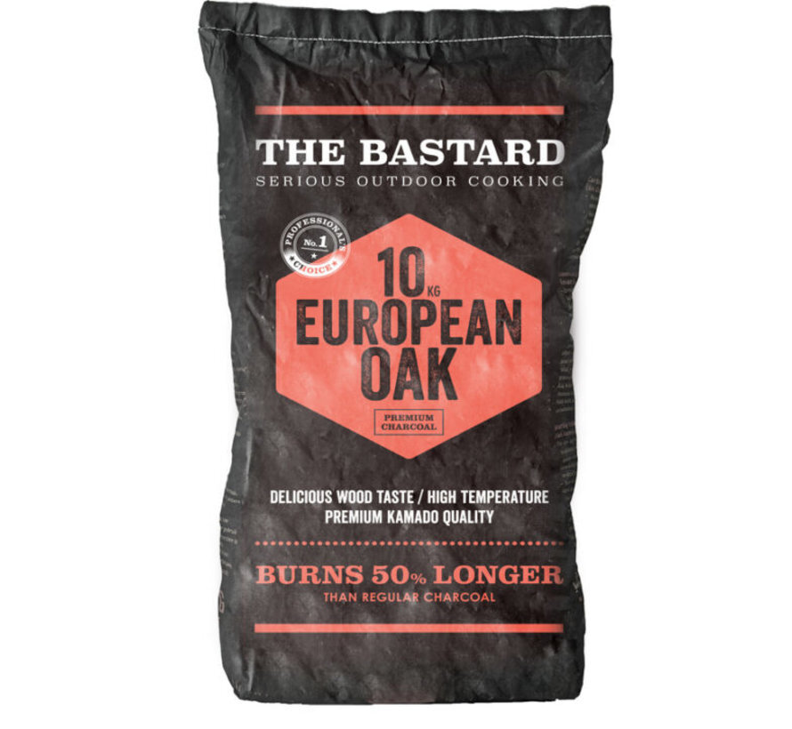 Grilovací dřevěné uhlí Bastard Evropský Dub 10 kg