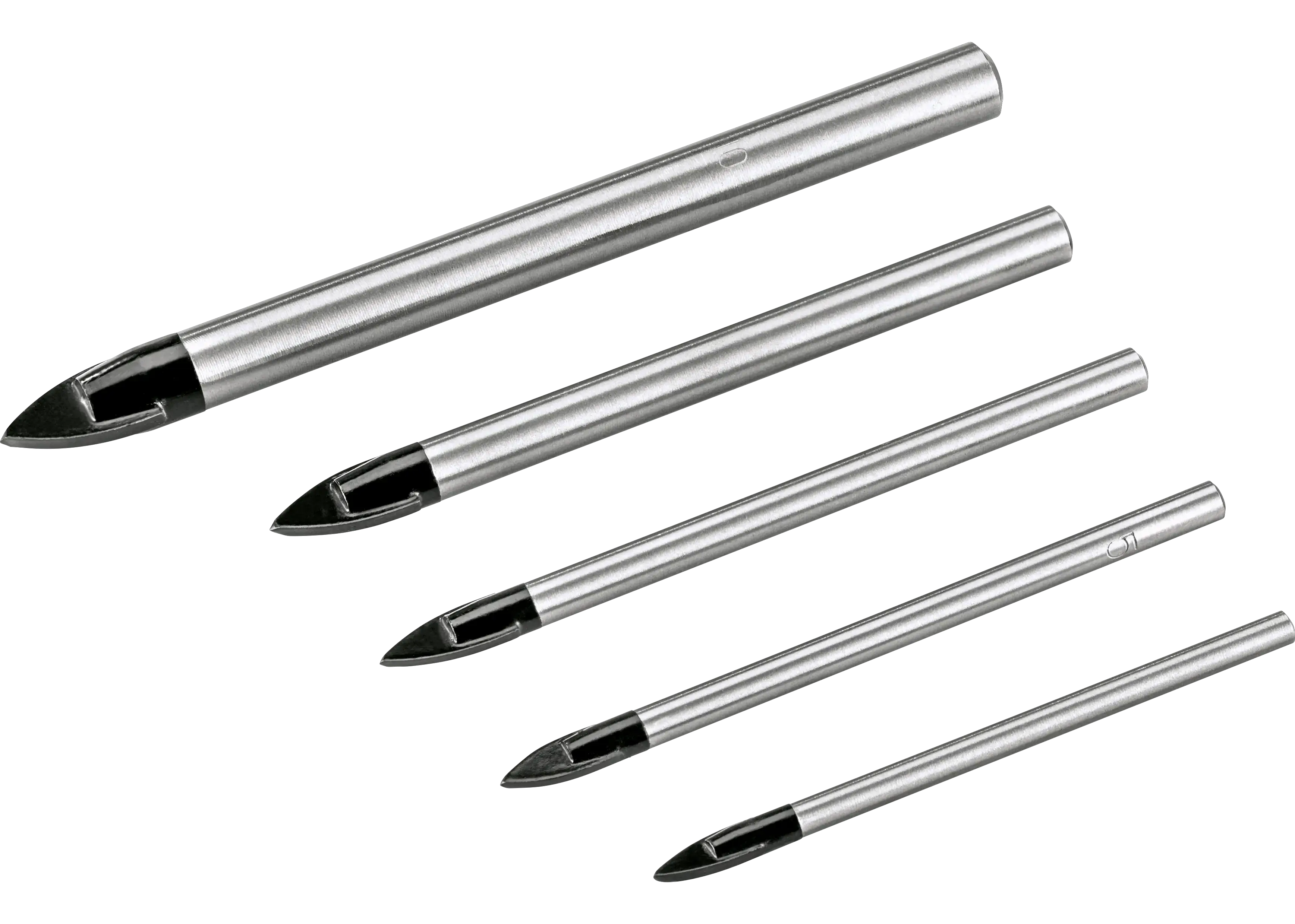 FLEX TD D4–10 Set VE5 – Sada vrtáků na dlaždice a sklo (Ø 4–10 mm)