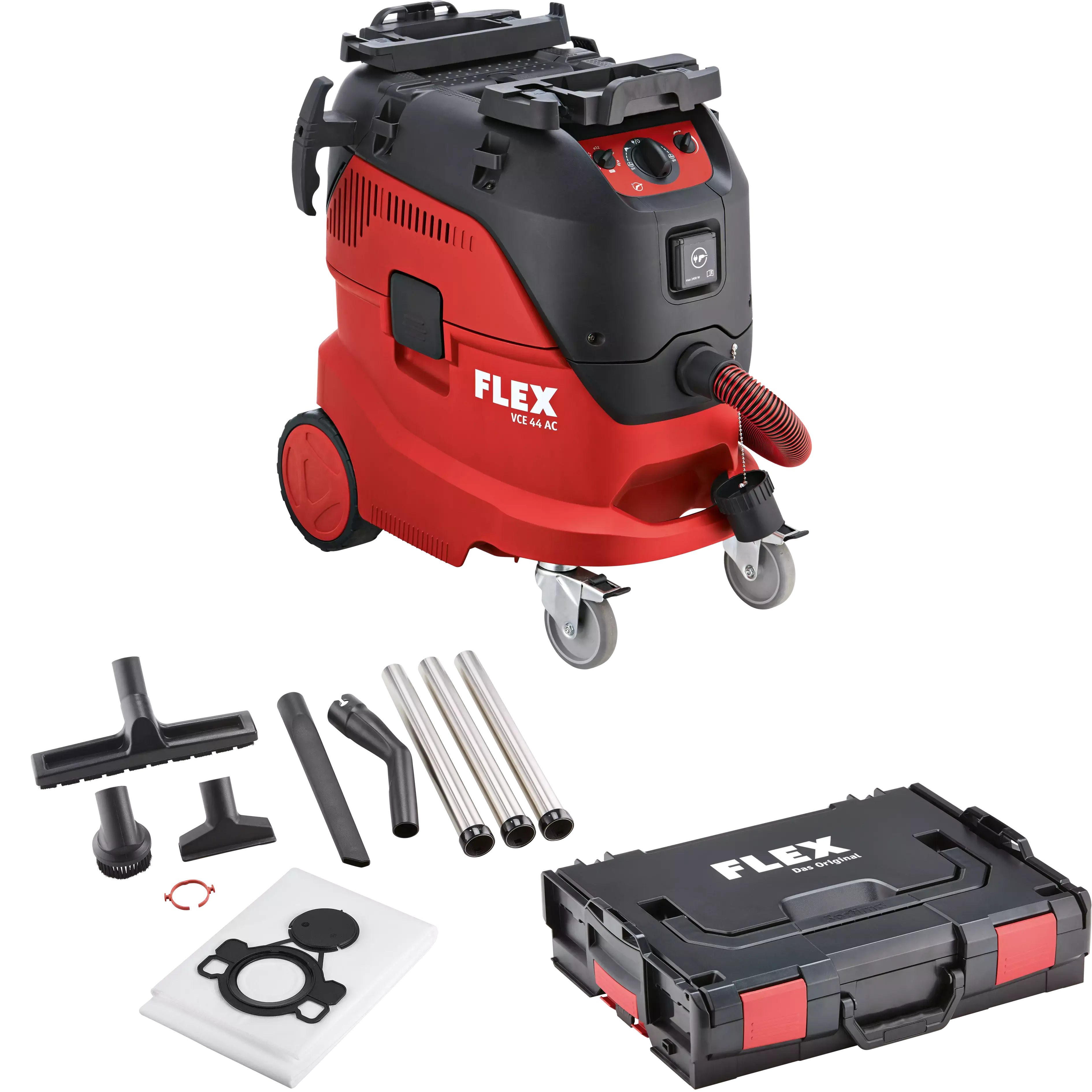 FLEX VCE 44 M AC-Set, Bezpečnostní vysavač s automatickým čištěním filtru, 42 l, třída M + filtrační sáčky