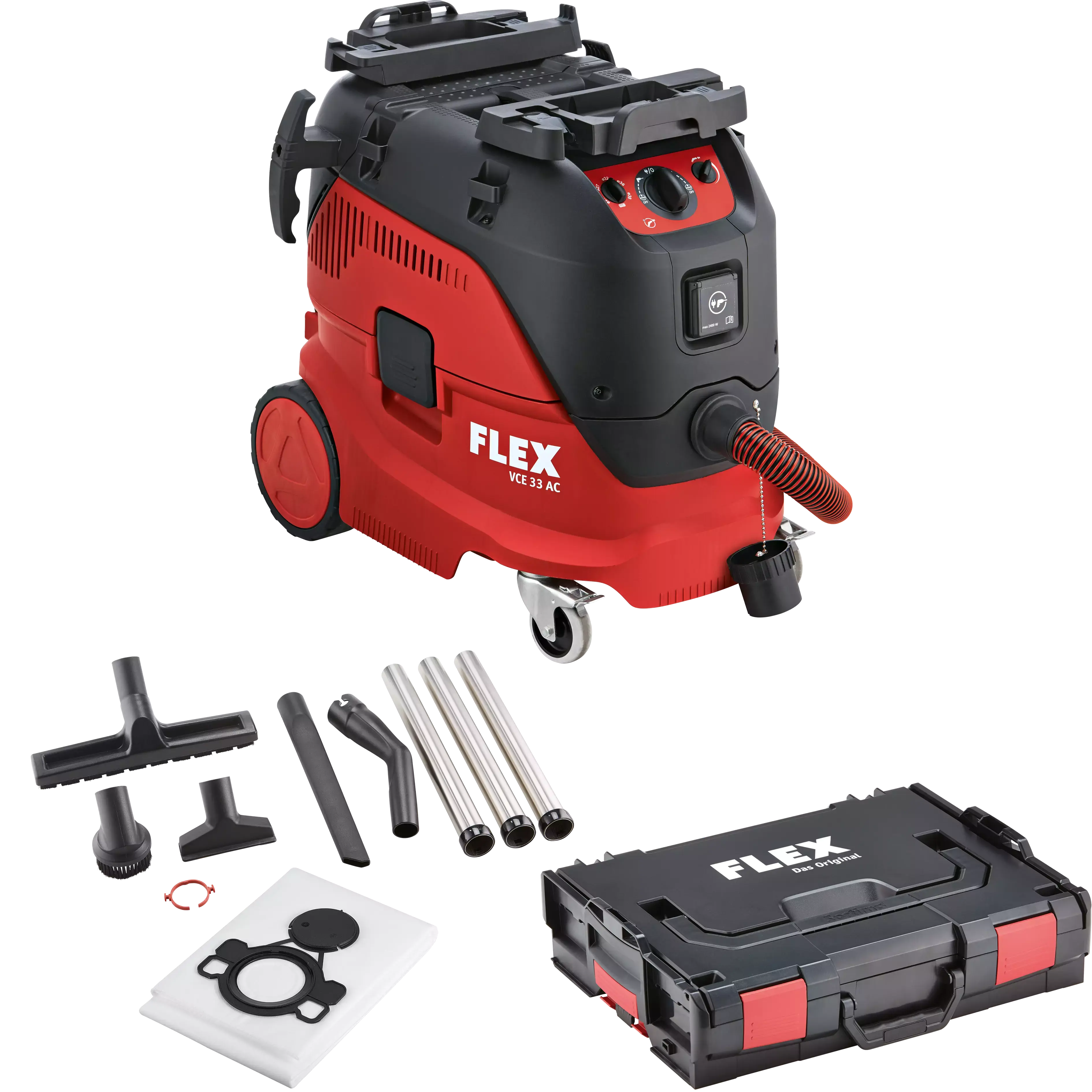 FLEX VCE 33 M AC-Set, Bezpečnostní vysavač s automatickým čištěním filtru, 30 l, třída M + filtrační sáčky