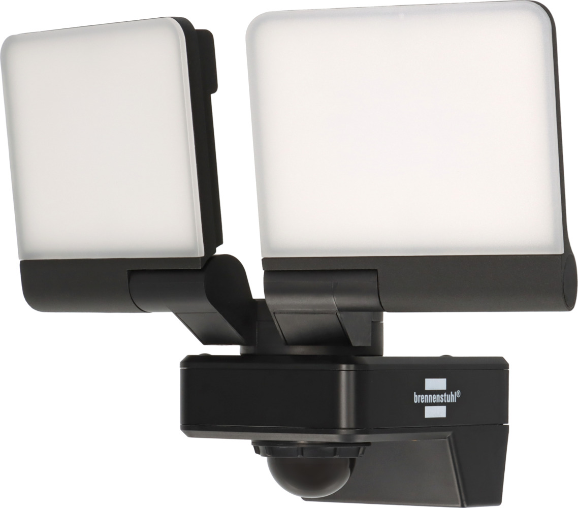 Brennenstuhl Connect WiFi LED Duo reflektor WFD 3051 P, LED venkovní reflektor 36W, 4300 lm, IP54 s detektorem pohybu