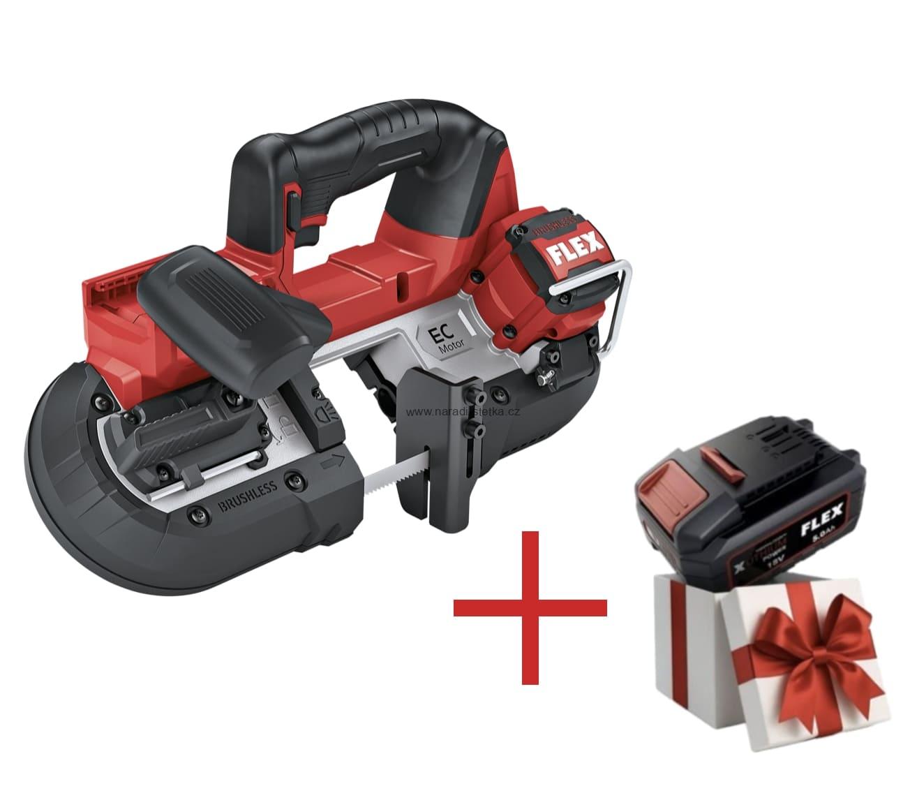 FLEX SBE 64 18-EC Aku pásová pila 18 V, 64mm