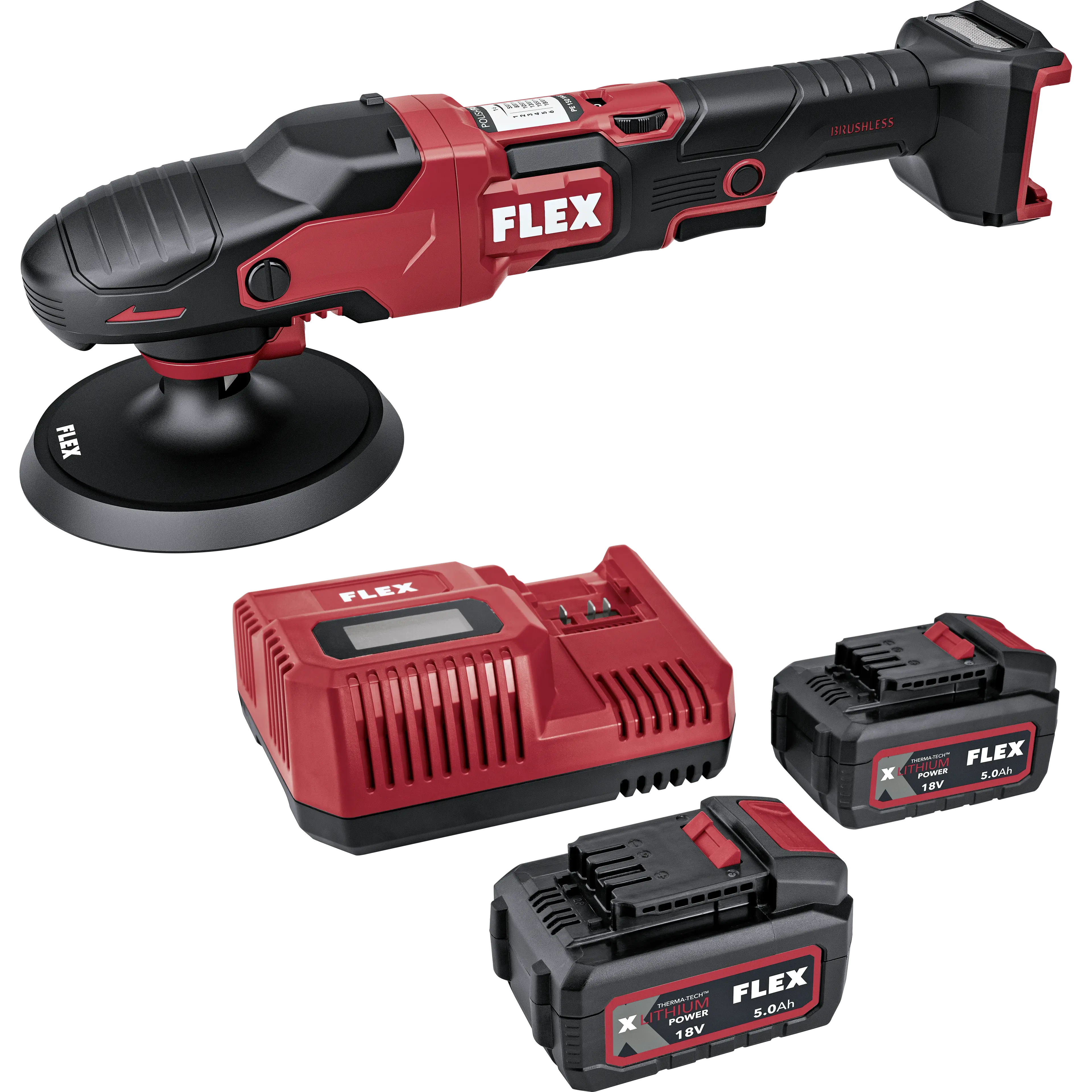 FLEX PE 2 150 18-EC Set, Aku-rotační leštička 18 V