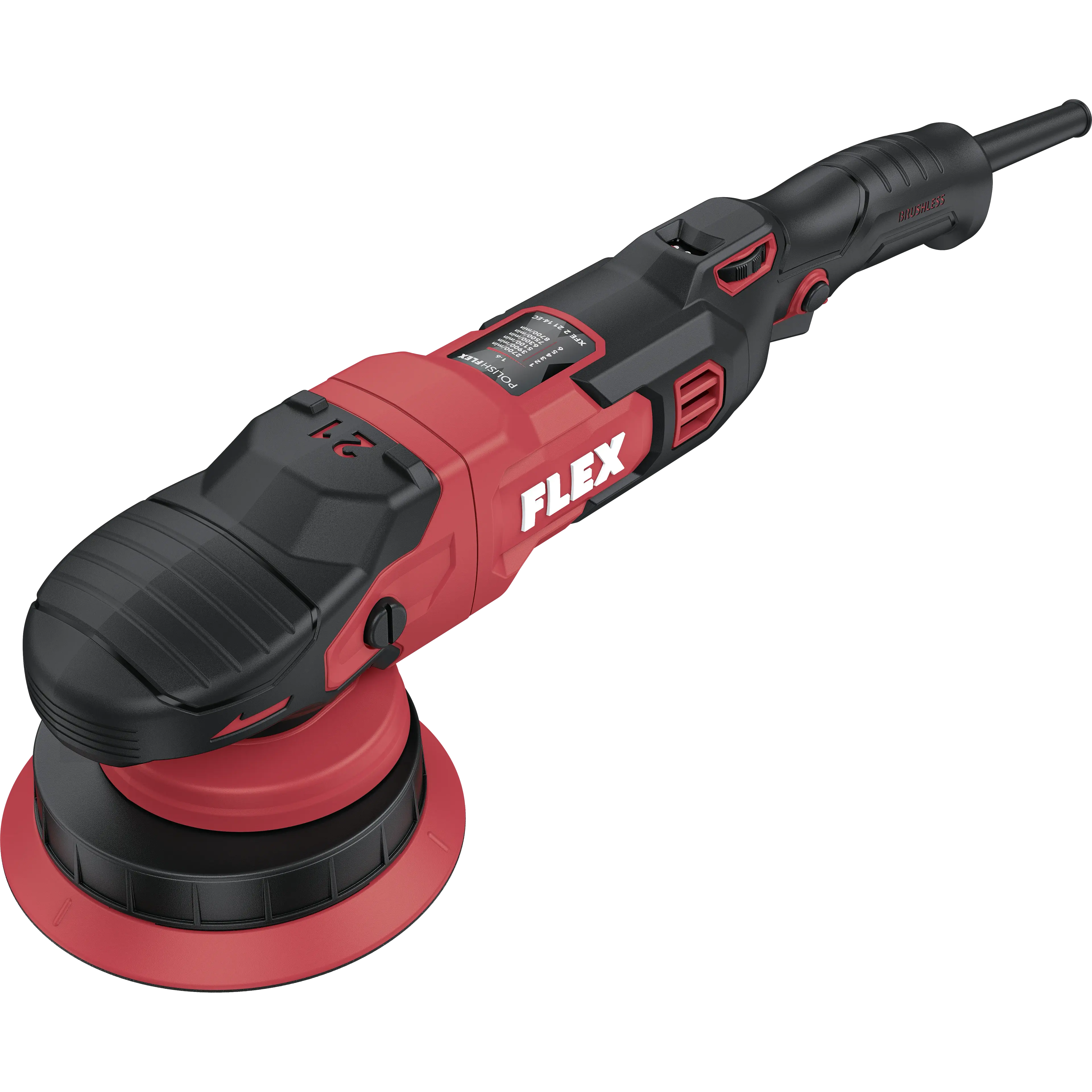 FLEX XFE 2 21 14-EC C – excentrická leštička 1 400 W se zdvihem 21 mm