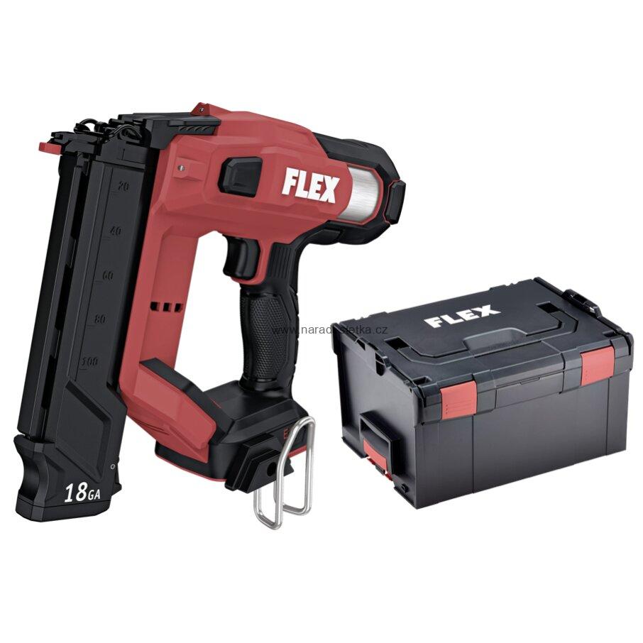 FLEX NB 16-54 18-EC – aku hřebíkovačka 18 V na kolářské hřebíky v kufru L-BOXX