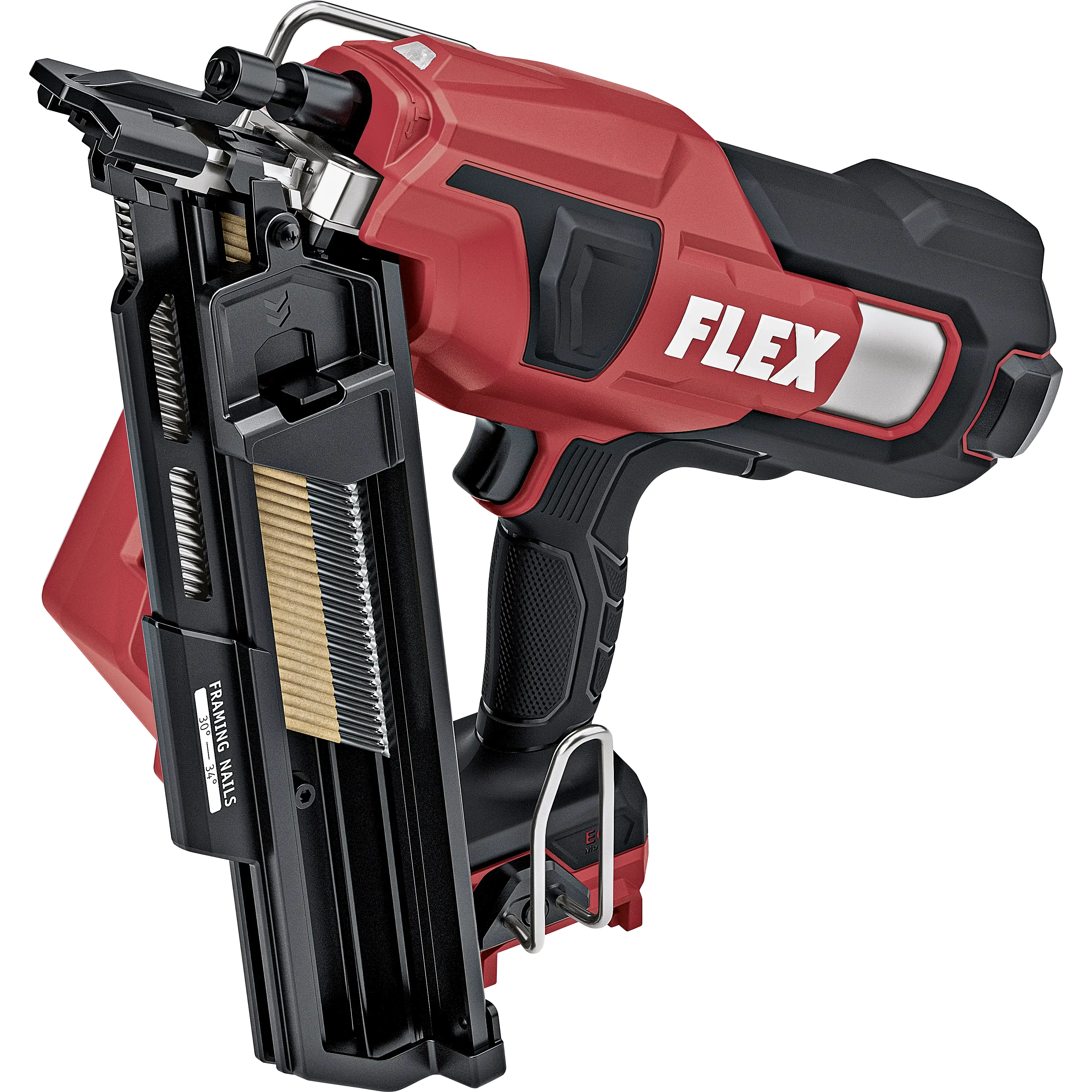 FLEX NF 50-90 18-EC C – aku hřebíkovačka 18 V pro hřebíky 50–90 mm
