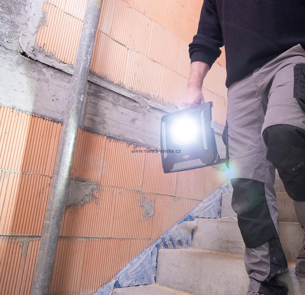 Brennenstuhl stavební hybridní reflektor LED 6050 MH, 6200 lm, IP65