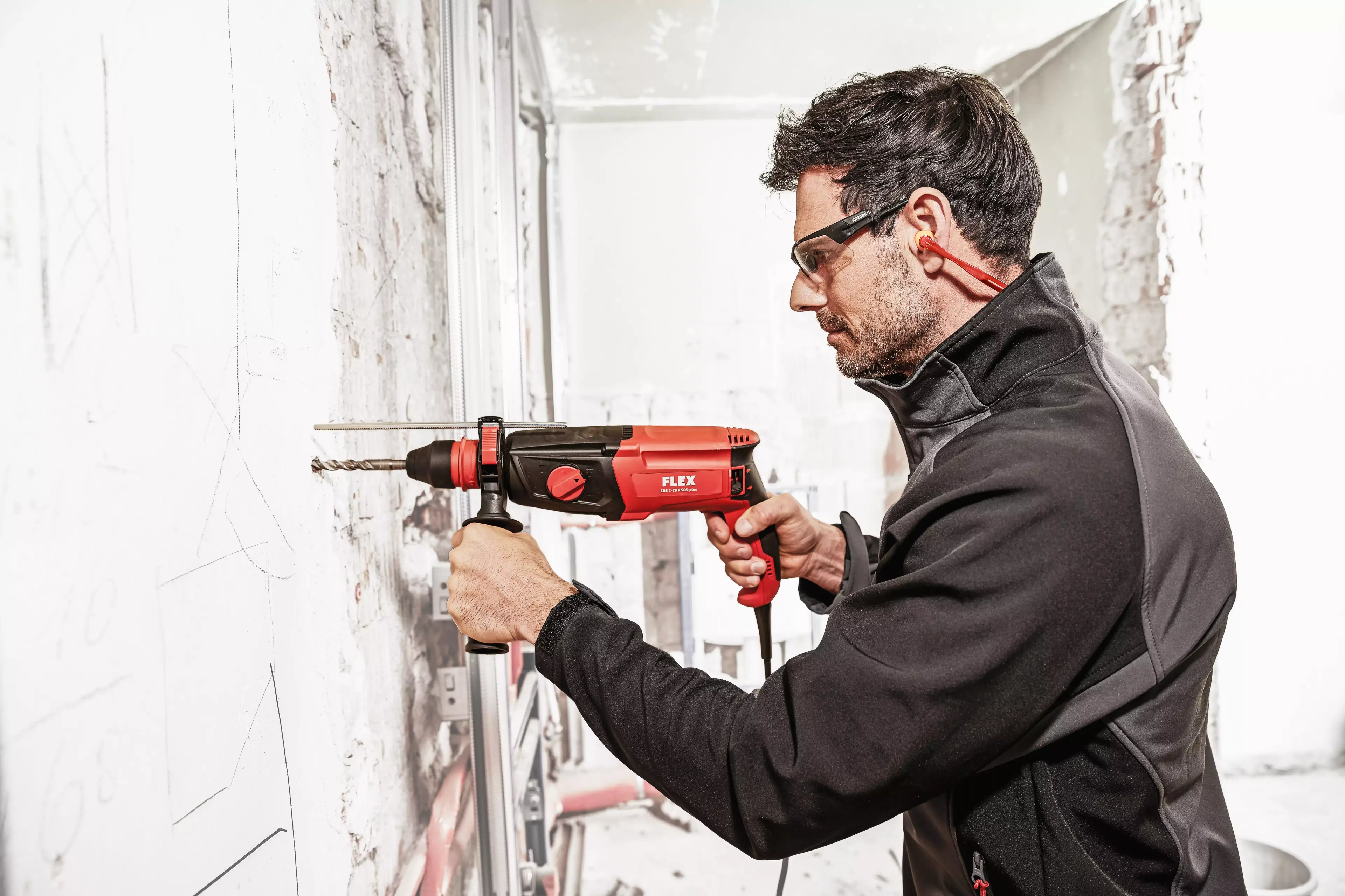 FLEX CHE 2-28 R SDS-plus TC, Univerzální vrtací kladivo 2,5 kg SDS-plus