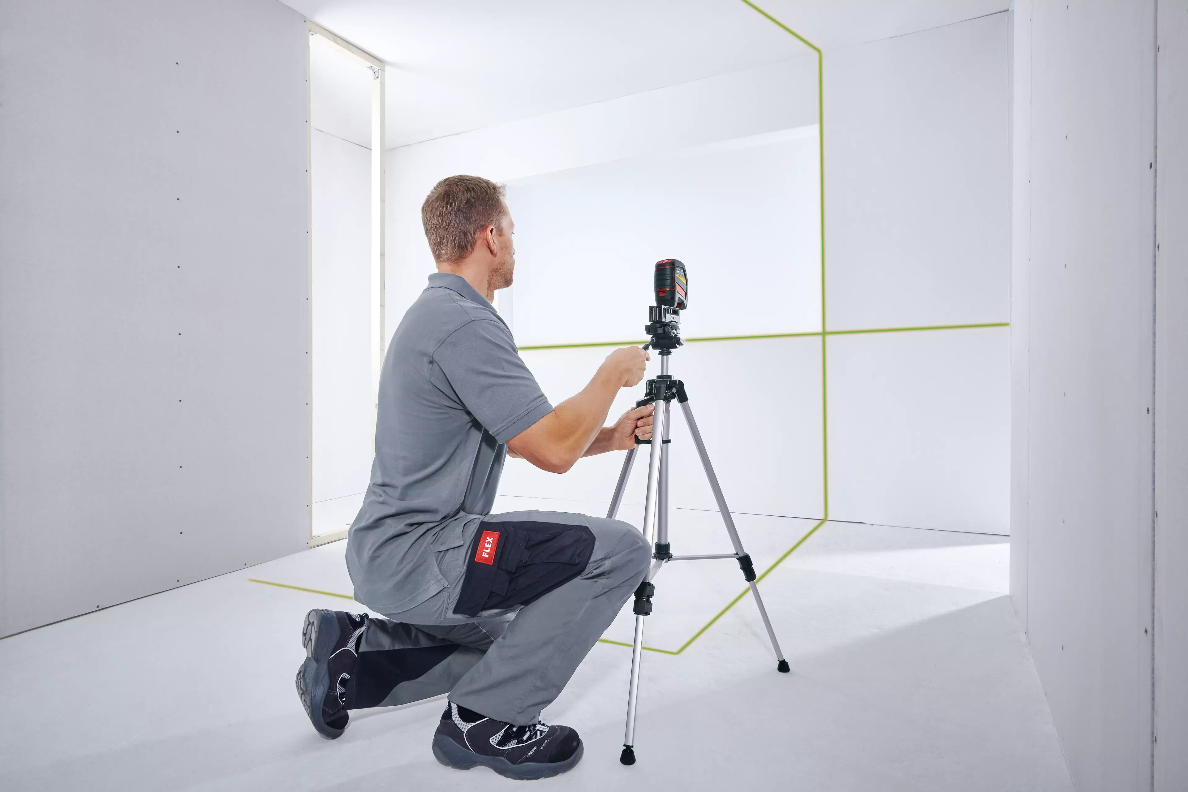 FLEX AKCE ALC 3/1-G/R křížový čárový laser