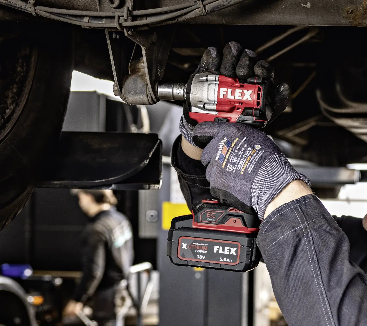 FLEX IW 1/2" 400 18.0-EC, Kompaktní aku rázový utahovák 18 V