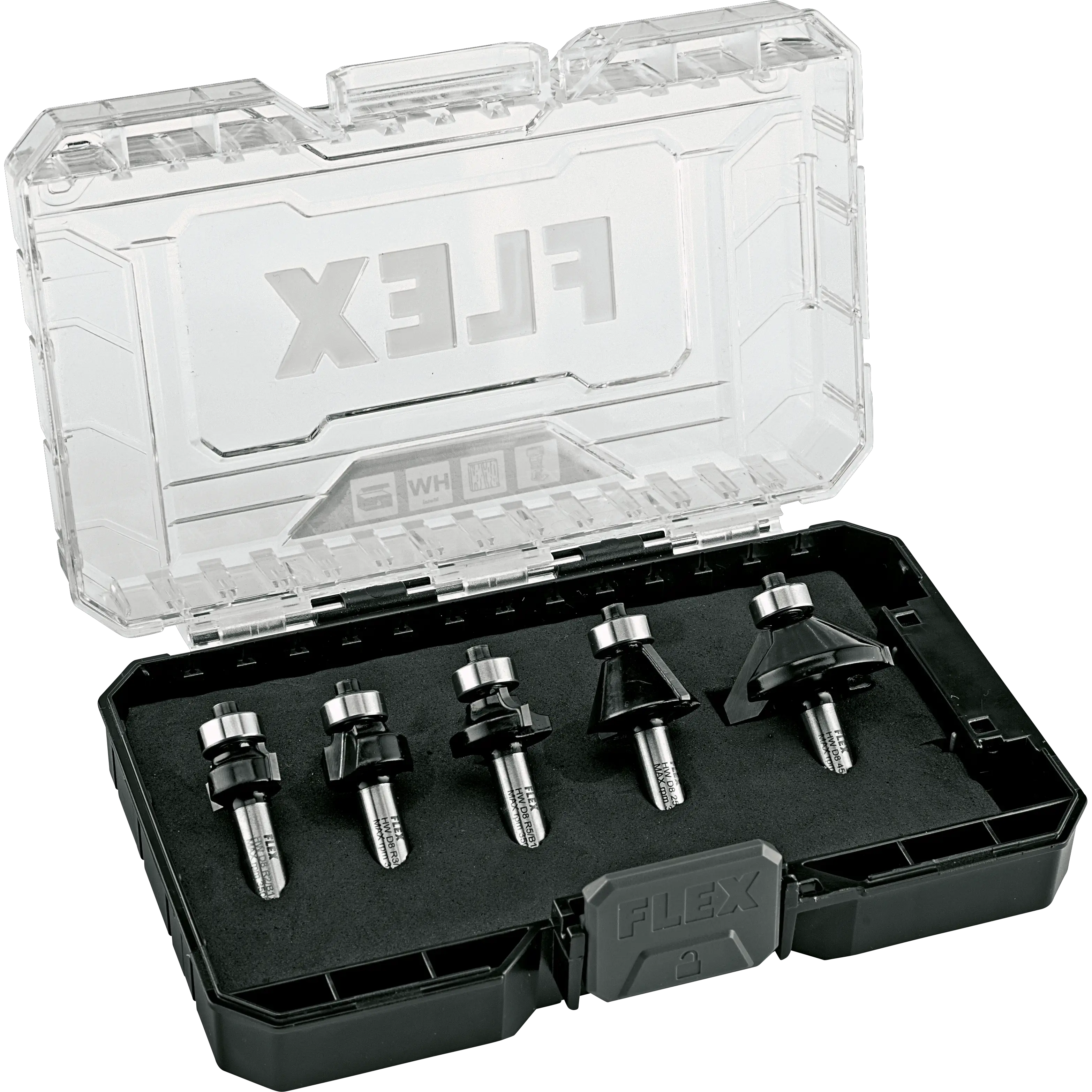 FLEX CER Bit Set1 Sada hranových frézek