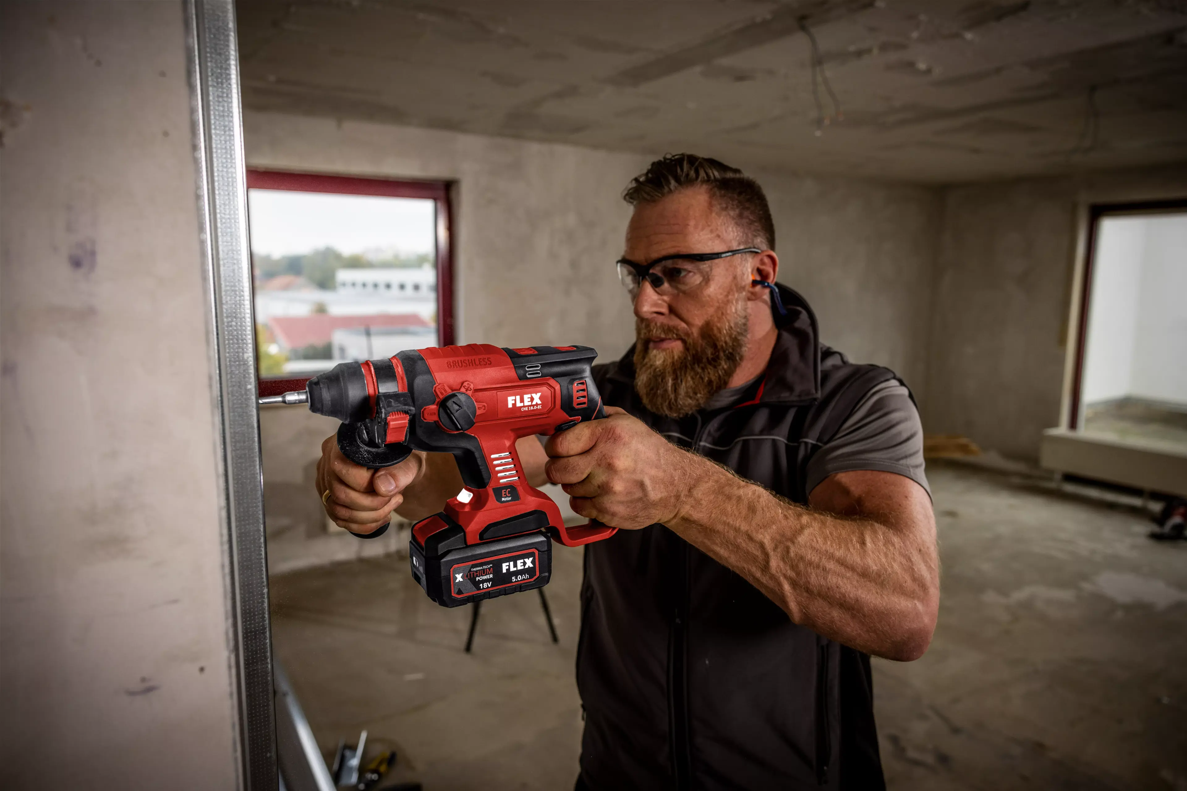 Flex CHE 18.0-EC C Kombinované aku vrtací kladivo 18,0 V