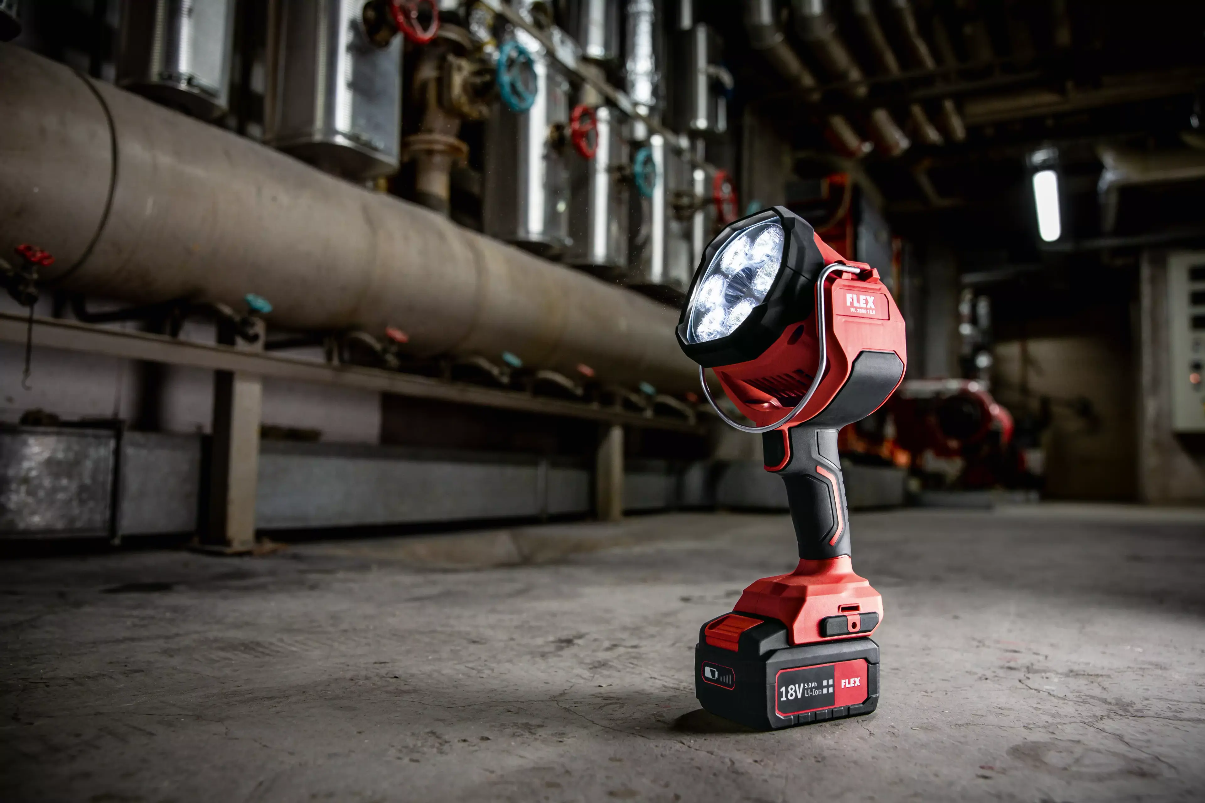FLEX WL 2800 18.0, Aku-ruční reflektor 12,0 / 18,0 V