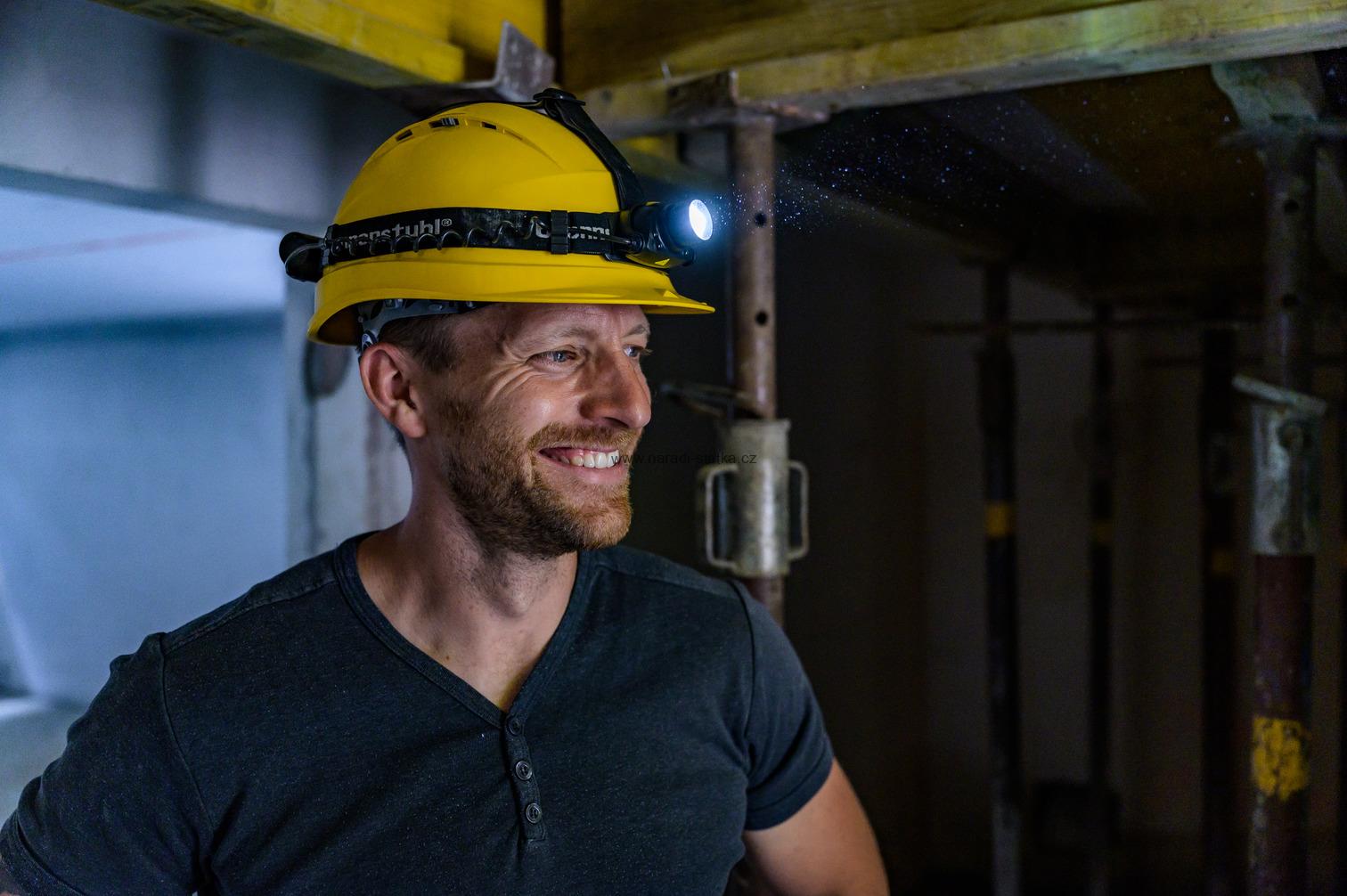 Brennenstuhl čelovka LuxPremium LED bateriová čelová svítilna se sensorem SL 401 AF IP44 400lm