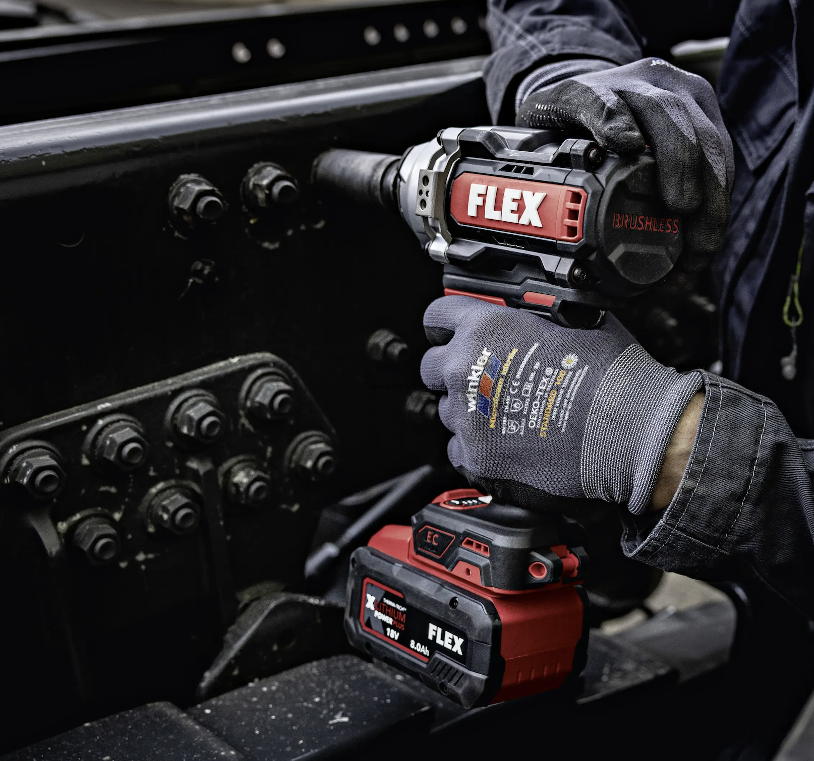 FLEX IW 1/2" 1500 18-EC, Rázový utahovák 1/2, 2000Nm