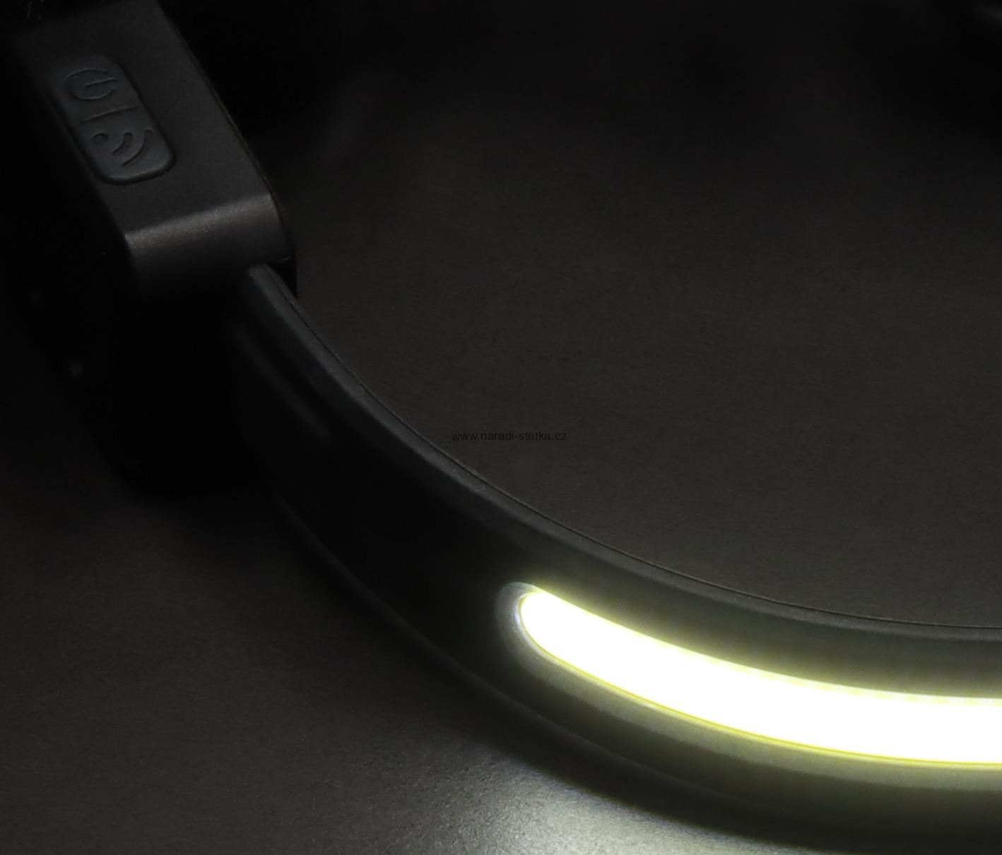 Brennenstuhl LuxPremium dobíjecí LED čelovka se senzorem SL 500 A / Dobíjecí LED čelovka se senzorem 500lm